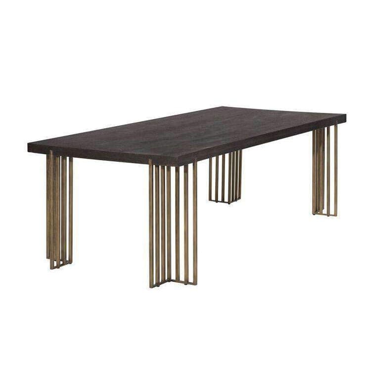 Modern Alto Dining Table - Solid Wood Kitchen Table for 6 - Perfect for Family Dinners & Entertaining Guests