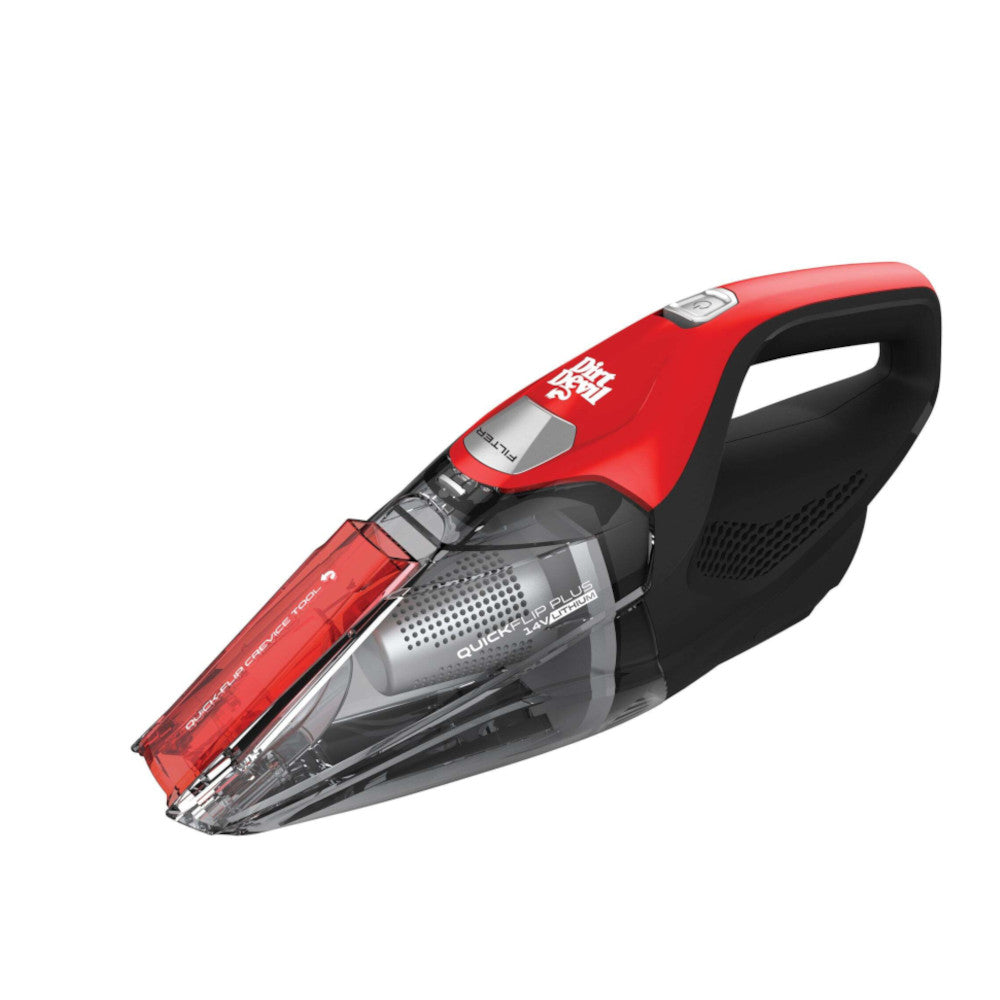 Refurbished Dirt Devil 14.4V QuickFlip Plus BD30020CDI Bagless Cordless Handheld Vacuum Cleaner with Warranty - Perfect for Car Cleaning, Pet Hair Removal & Quick Home Cleanups