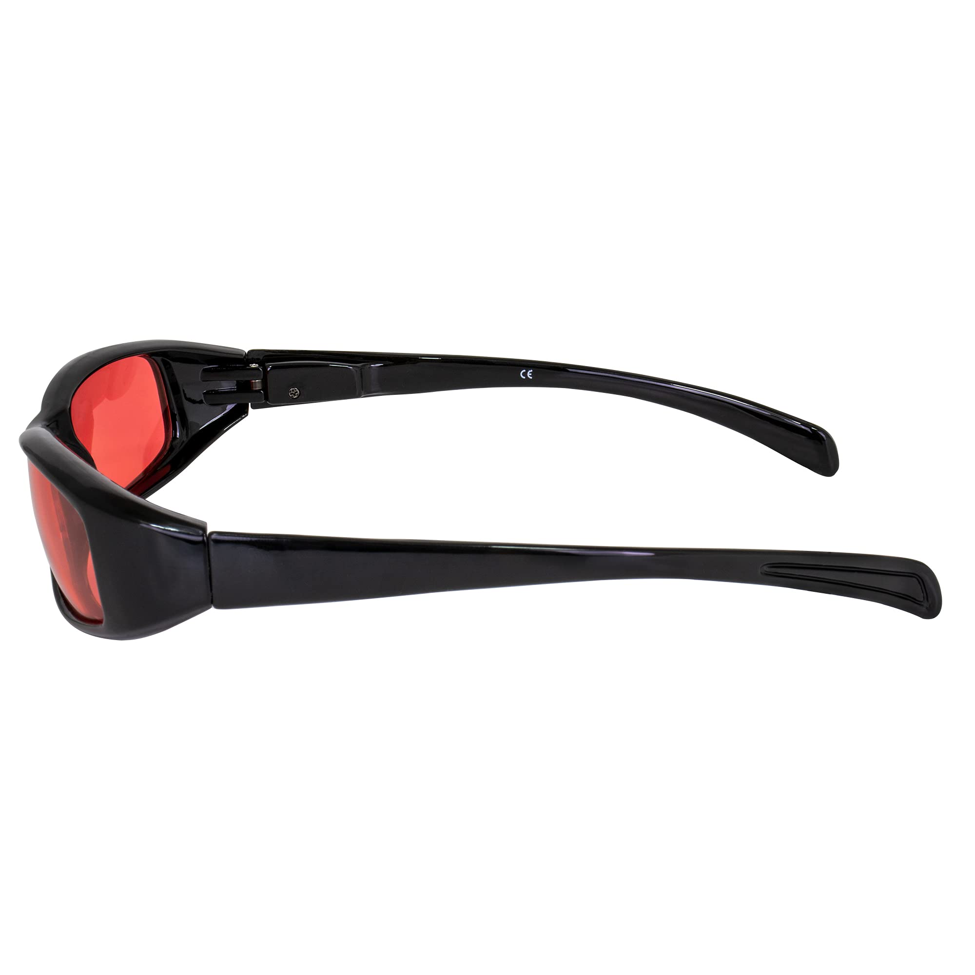 3 Pairs MF Eyewear Bad Attitude Motorcycle Glasses - Shatterproof Polycarbonate, UV400 Protection, Scratch-Resistant, Black Frame with Clear/Red/Yellow Lenses - Perfect for Motorcycle Riding, Cycling, Outdoor Sports & Safety Work