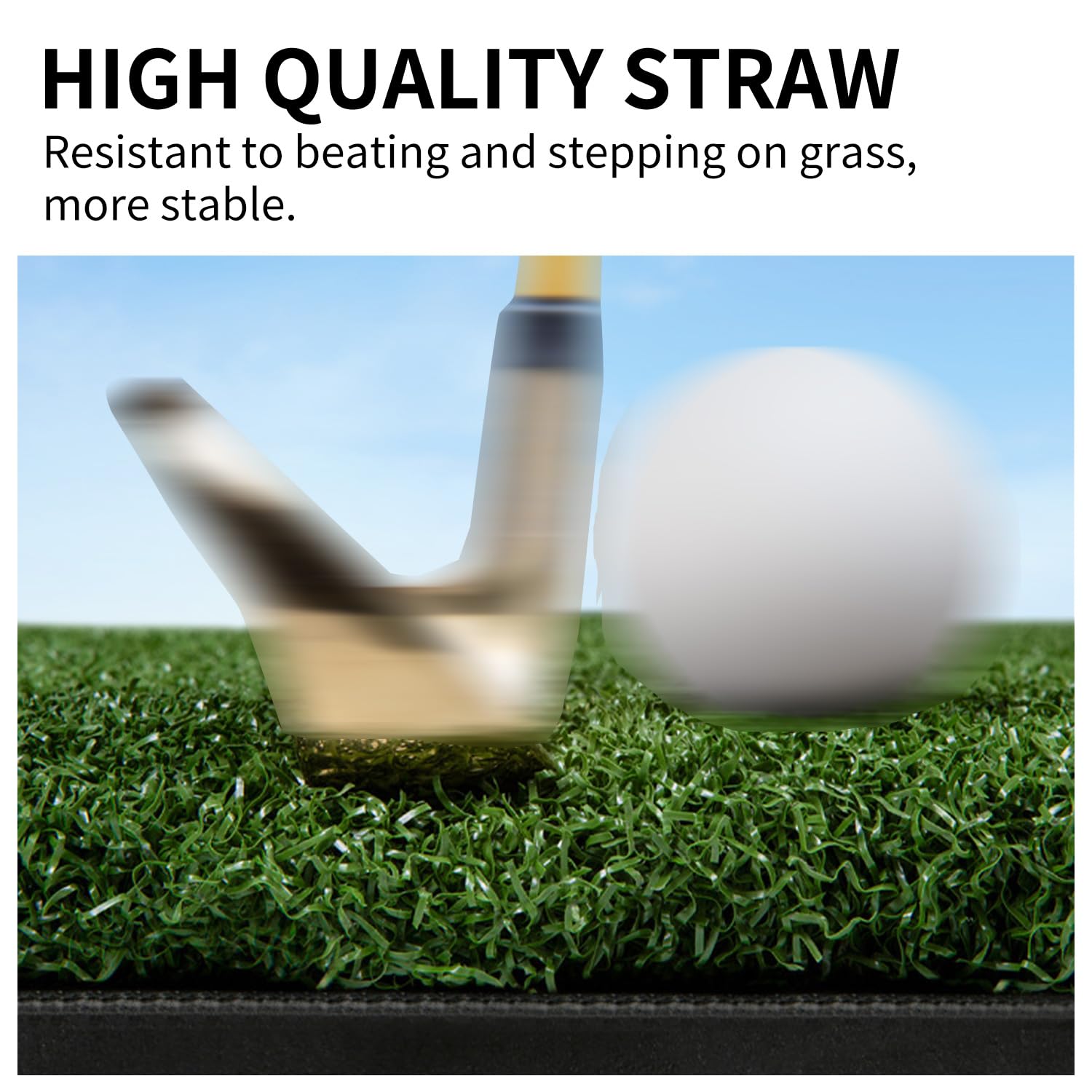 Premium 5x5 ft Golf Practice Mat - Thickened Indoor/Outdoor Golf Training Mat for Home & Lawn - Perfect for Swing Drills, Chipping & Putting Practice - Ideal for Backyard, Garage & Golf Course Training
