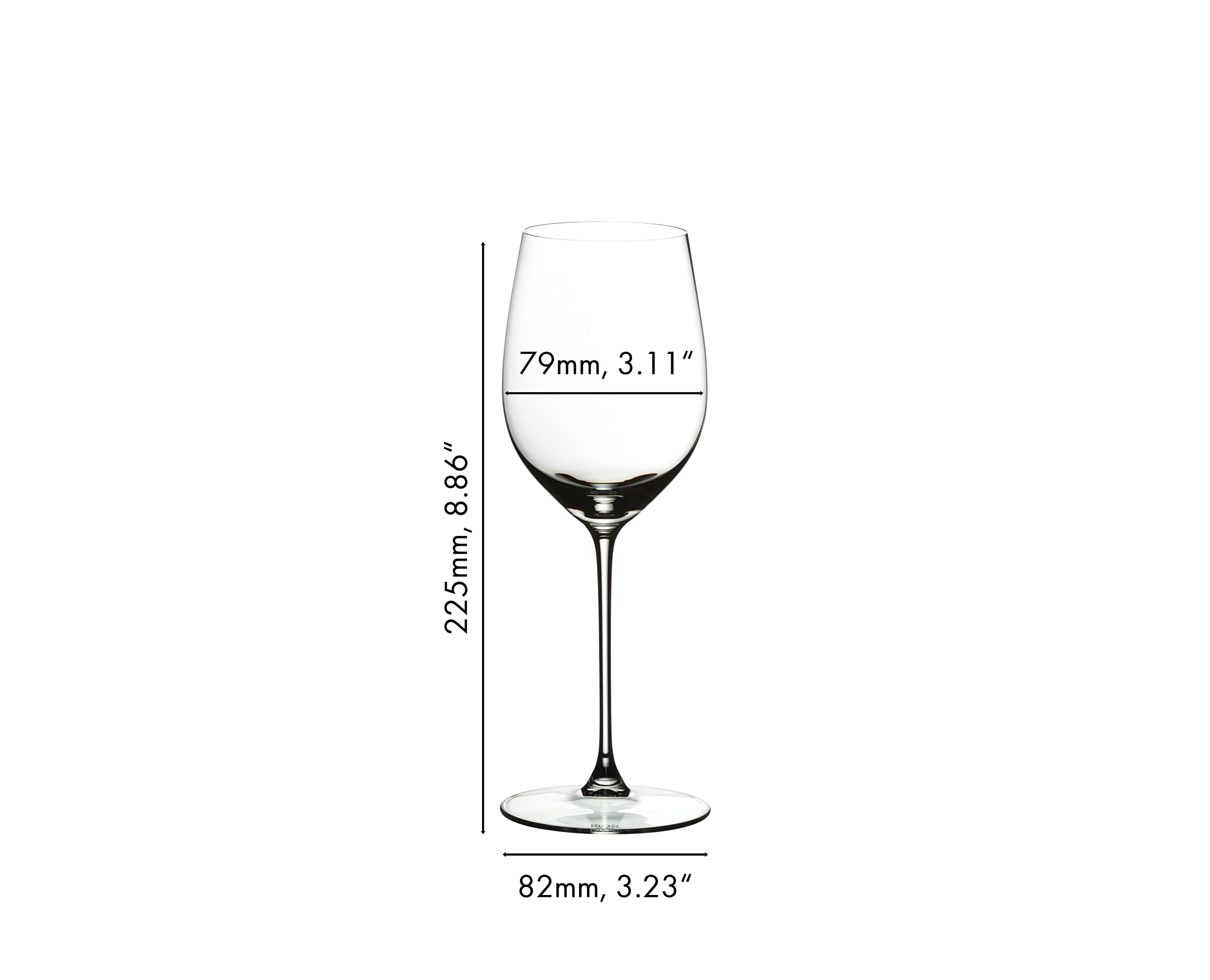 RIEDEL Veritas Crystal Viognier & Chardonnay Wine Glasses - Set of 4 - Premium Stemware for White Wine Tasting, Dinner Parties & Elegant Home Entertaining