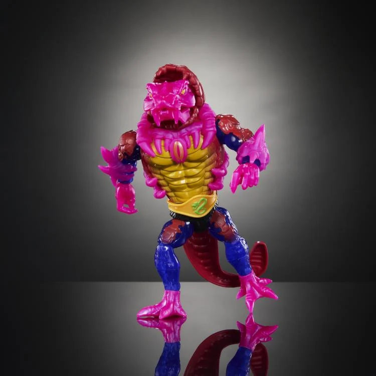 Masters of the Universe Origins Turtles of Grayskull Rattlor Action Figure - Vintage MOTU Collectible Toy for Display & Play