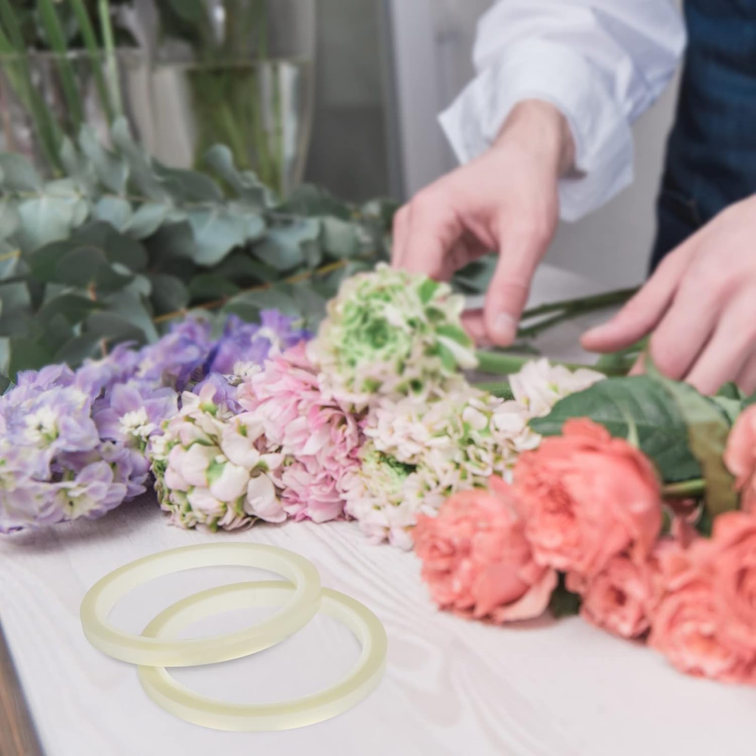 2Packs Clear Floral Tape - 1/4
