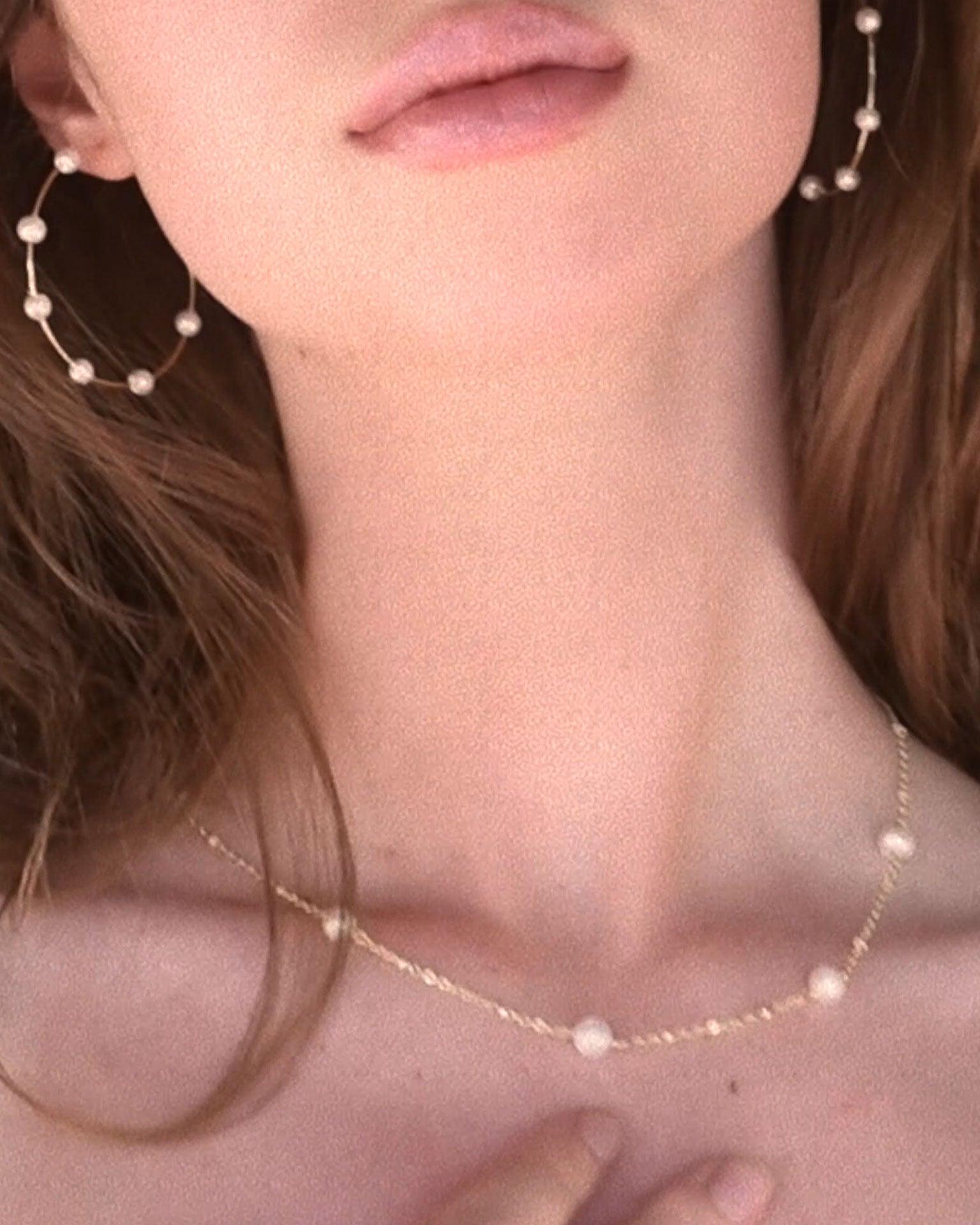 Yumi Freshwater Pearl Necklace - Elegant & Timeless Jewelry for Women - Perfect for Weddings, Parties & Special Occasions