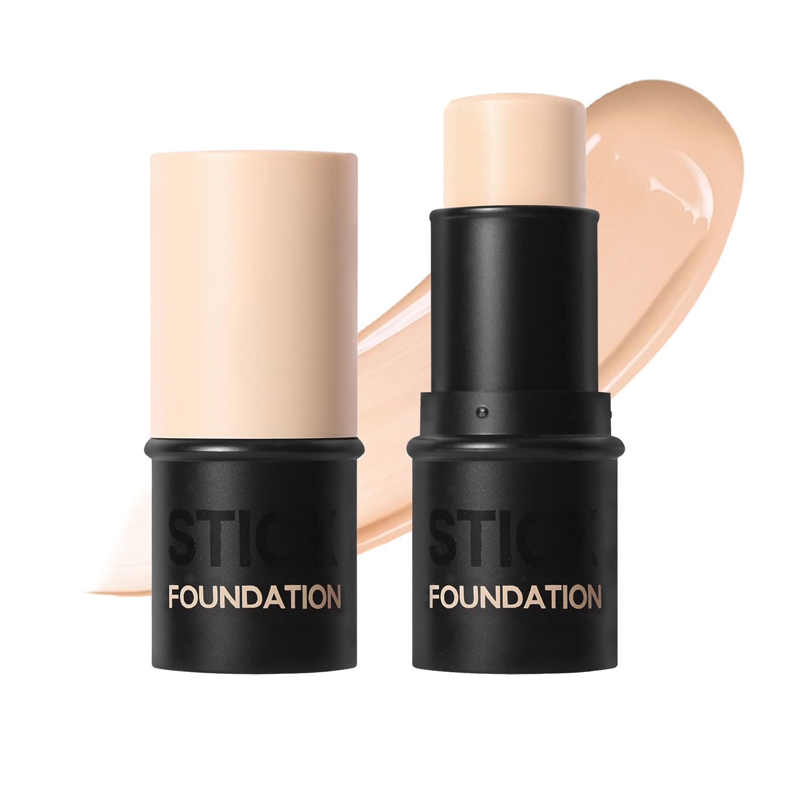 2-in-1 Waterproof Concealer & Foundation Stick - Magic Contour Makeup for Flawless Coverage | Perfect for Daily Wear, Special Occasions & On-the-Go Touch Ups