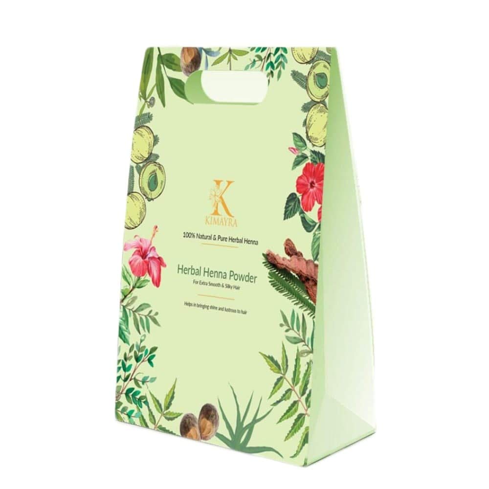 Kimayra World Organic Natural Herbal Henna Powder for Hair Color & Hair Care | Chemical-Free (200g) | Safe Hair Dye for Natural Gray Coverage & Conditioning Treatment at Home