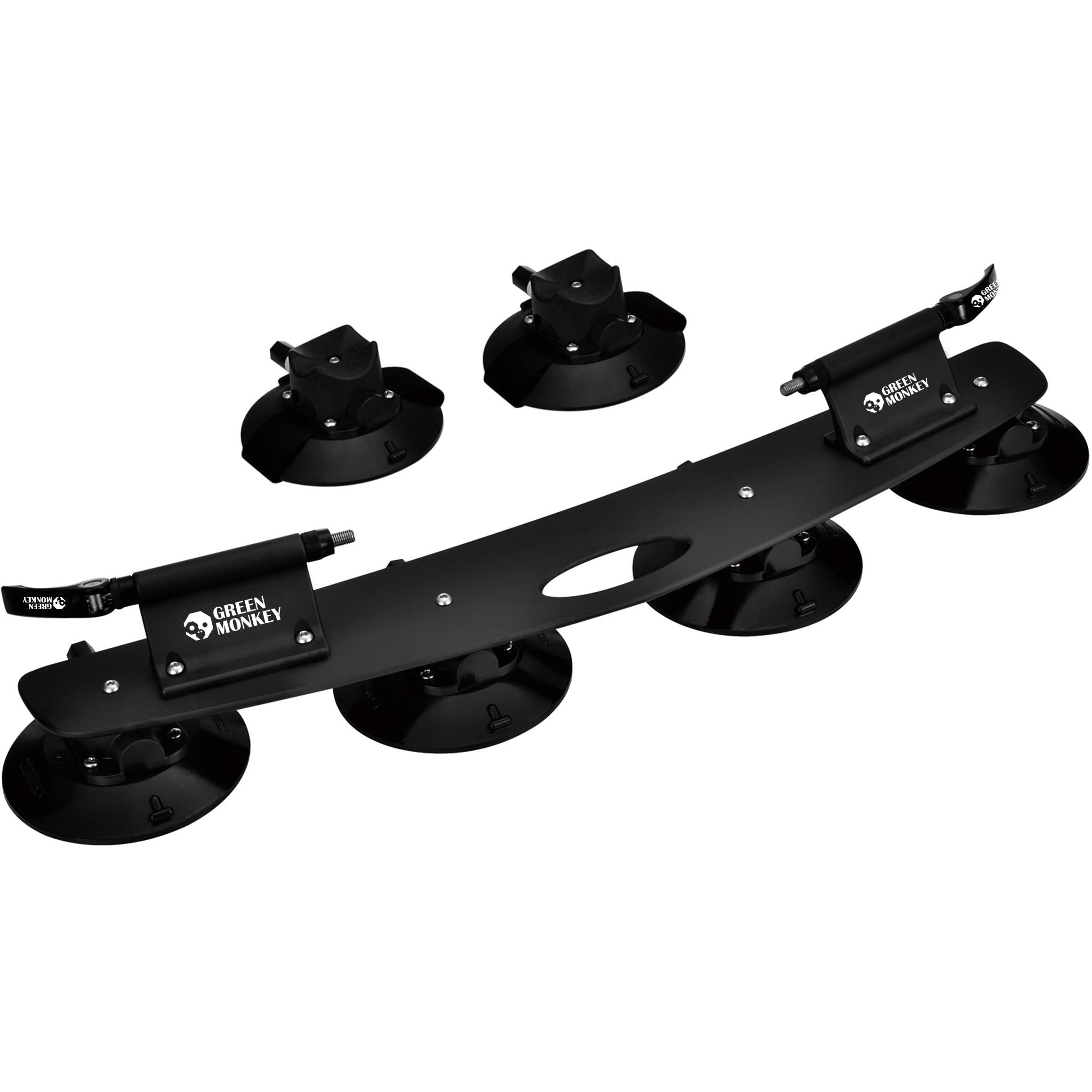 GreenMonkey Velo Double Roof Bike Rack - Heavy Duty 2-Bike Carrier for Cars, SUVs & Trucks - Perfect for Road Trips, Camping & Outdoor Adventures