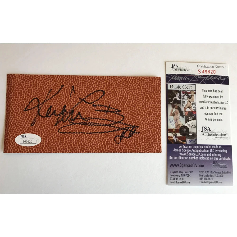 Kevin Love & Brook Lopez Dual Signed 3x6 Autograph JSA COA - Lakers, Cavaliers, Nets Memorabilia - Perfect for NBA Fans, Collectors, and Sports Memorabilia Displays