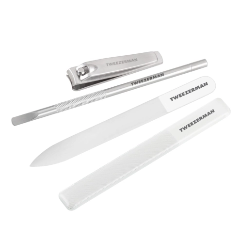 Premium Glass Nail File Set - 5-Piece Manicure Kit for Natural Nails, Smooth Filing & Shaping - Perfect for Home, Salon & Travel Nail Care