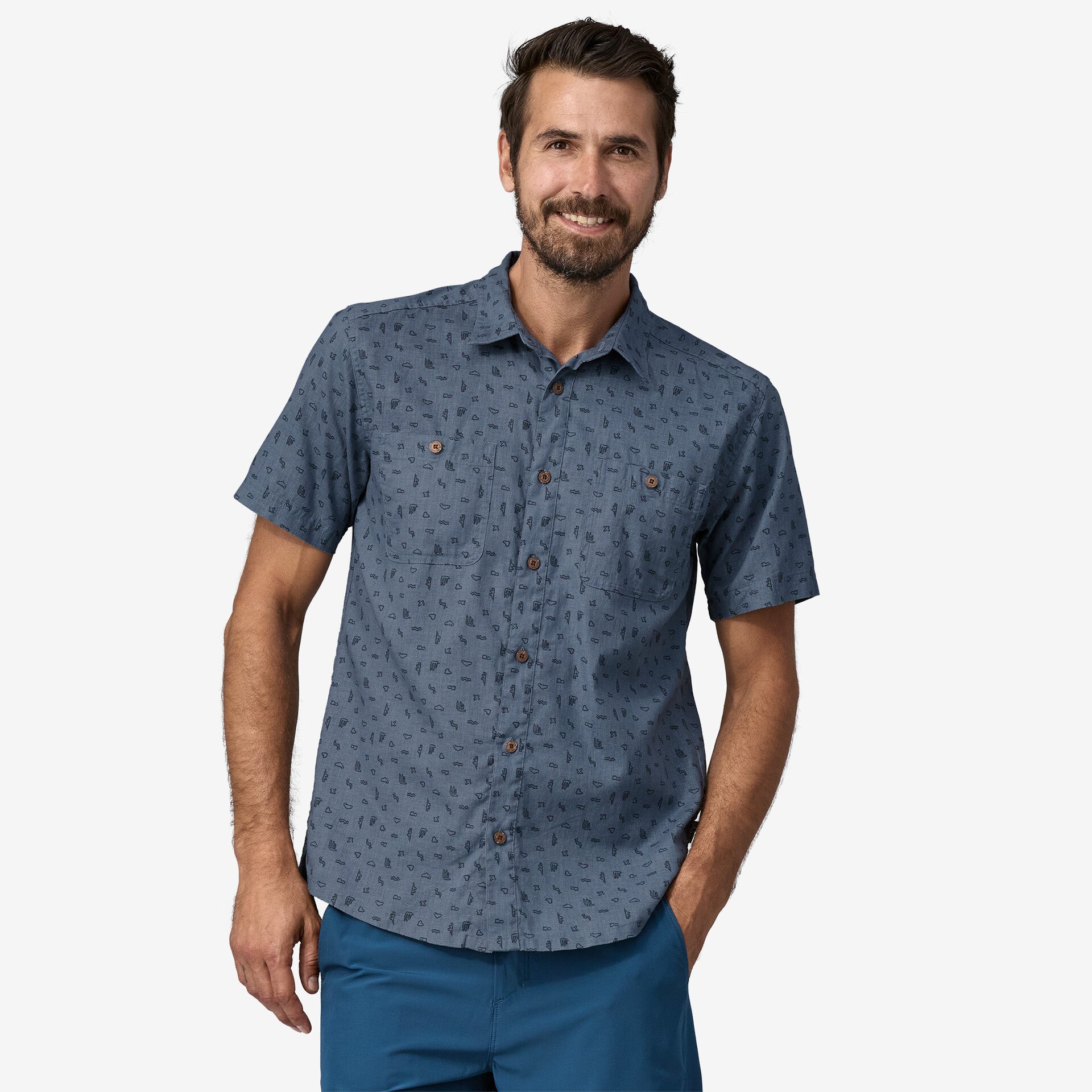 Men's Back Step Shirt - Comfortable Casual Button-Up Shirt for Everyday Wear | Perfect for Office, Outings & Relaxation