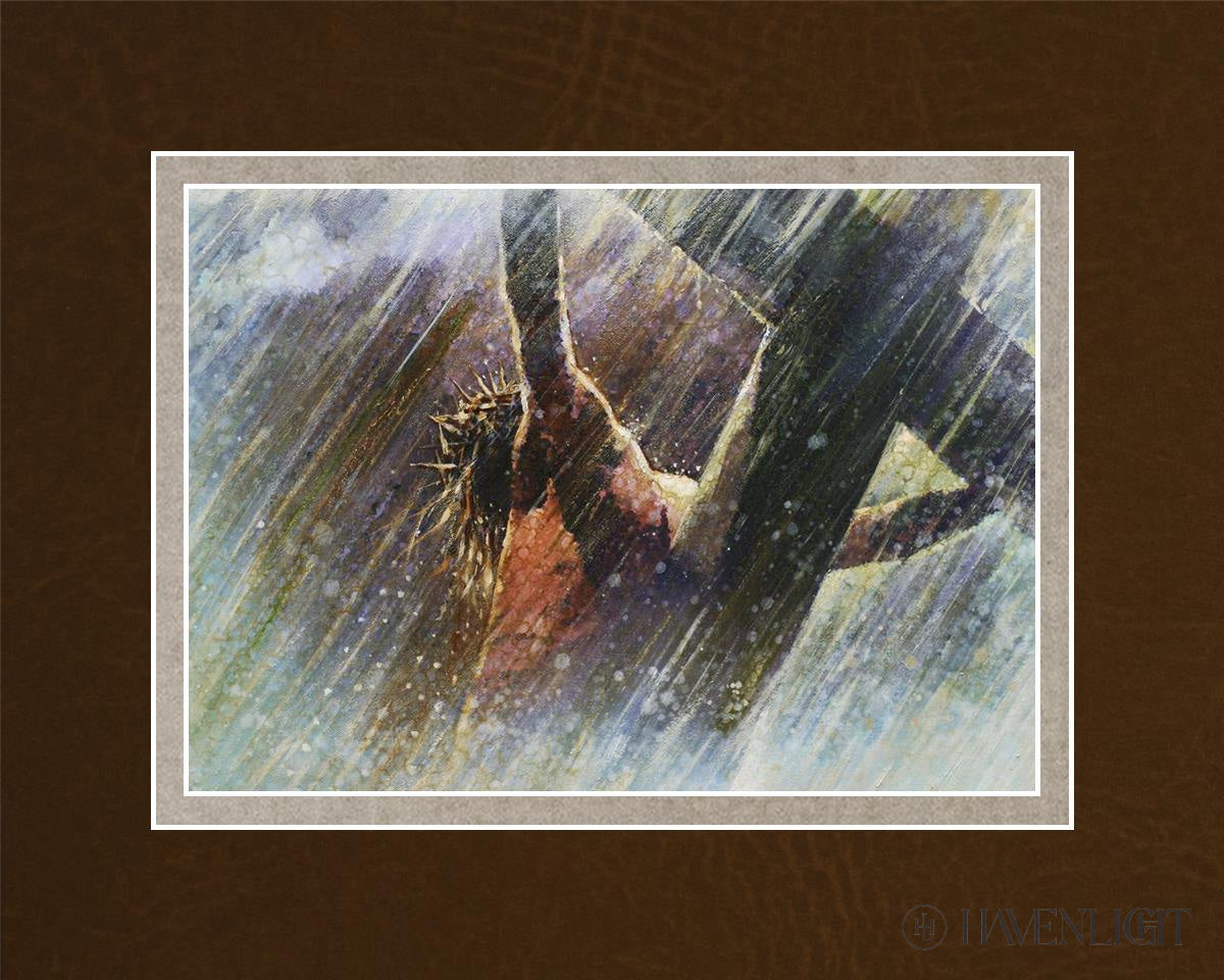 Yongsung Kim Crucifixion Painting - Religious Wall Art for Home & Church Decor - Perfect for Prayer Rooms, Christian Gifts, and Spiritual Spaces