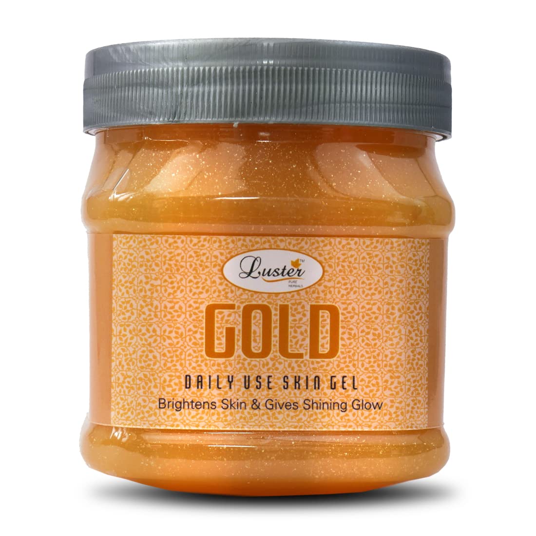 Luster Gold Massage Gel for Face & Body - Brightens Skin, Hydrates & Nourishes Skin Cells for Radiant Glow - Daily Use Moisturizing Gel for Men & Women - 500ml - Perfect for Spa, Home Relaxation & Skincare Routine
