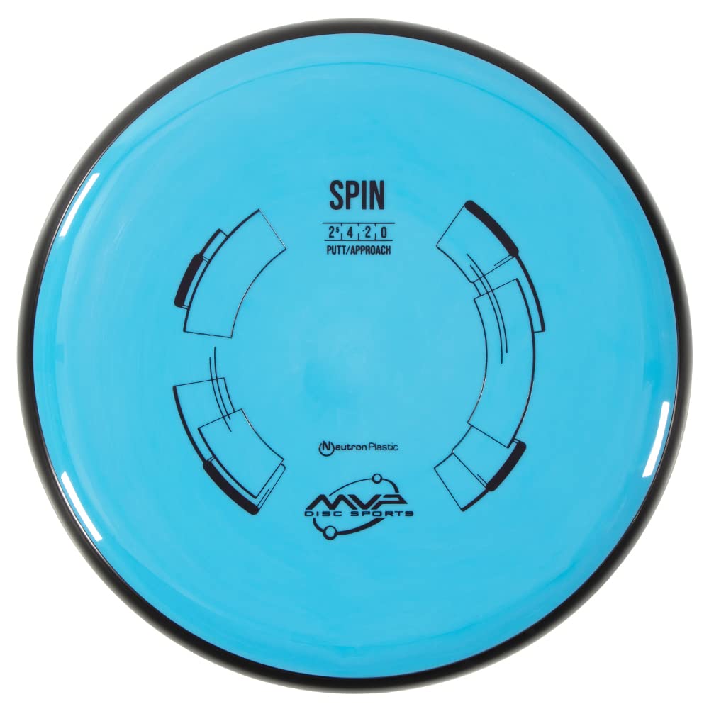 MVP Disc Sports Neutron Spin Disc Golf Putter - Premium Golf Disc for Putting Practice (Colors May Vary) | Perfect for Beginners & Pro Players on the Course