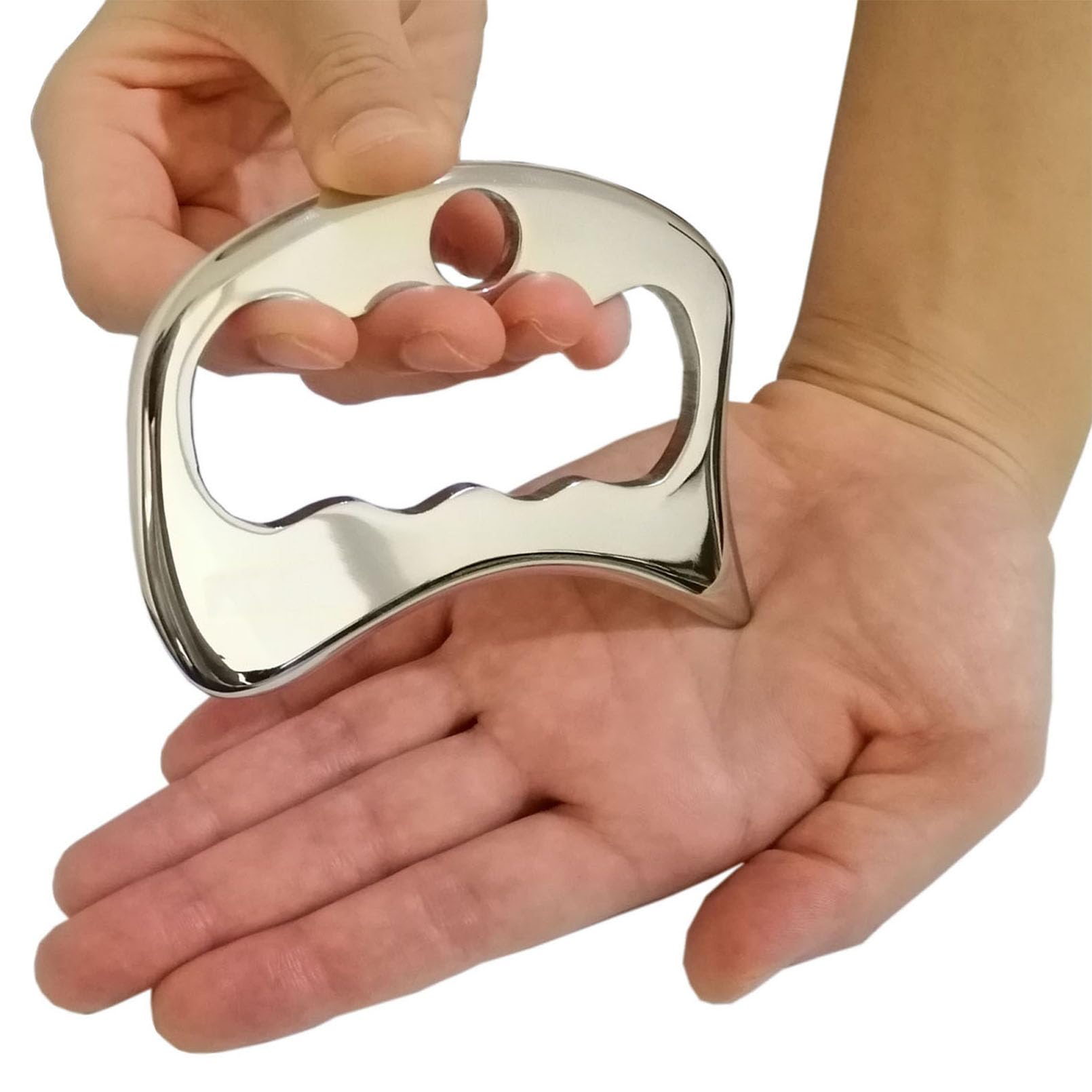 2 in 1 Stainless Steel Gua Sha Set - Muscle Scraper & Massage Tool for Physical Therapy, IASTM Tool for Soft Tissue Mobilization (2pc Set) | Pain Relief, Muscle Recovery & Relaxation at Home or Gym