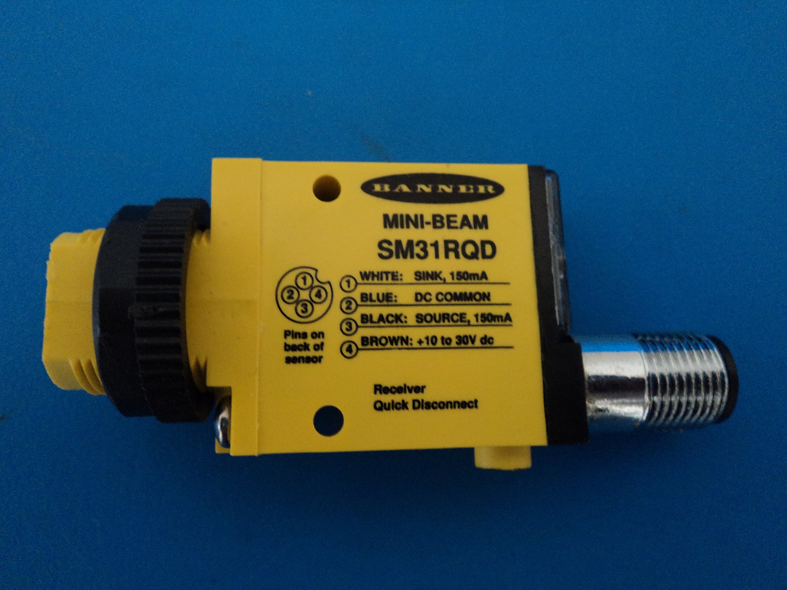 NEW BANNER SM31RQD 26839 MINI-BEAM 10-30V DC 150mA Proximity Sensor D379503 - Ideal for Industrial Automation, Conveyor Systems & Machine Safety Applications