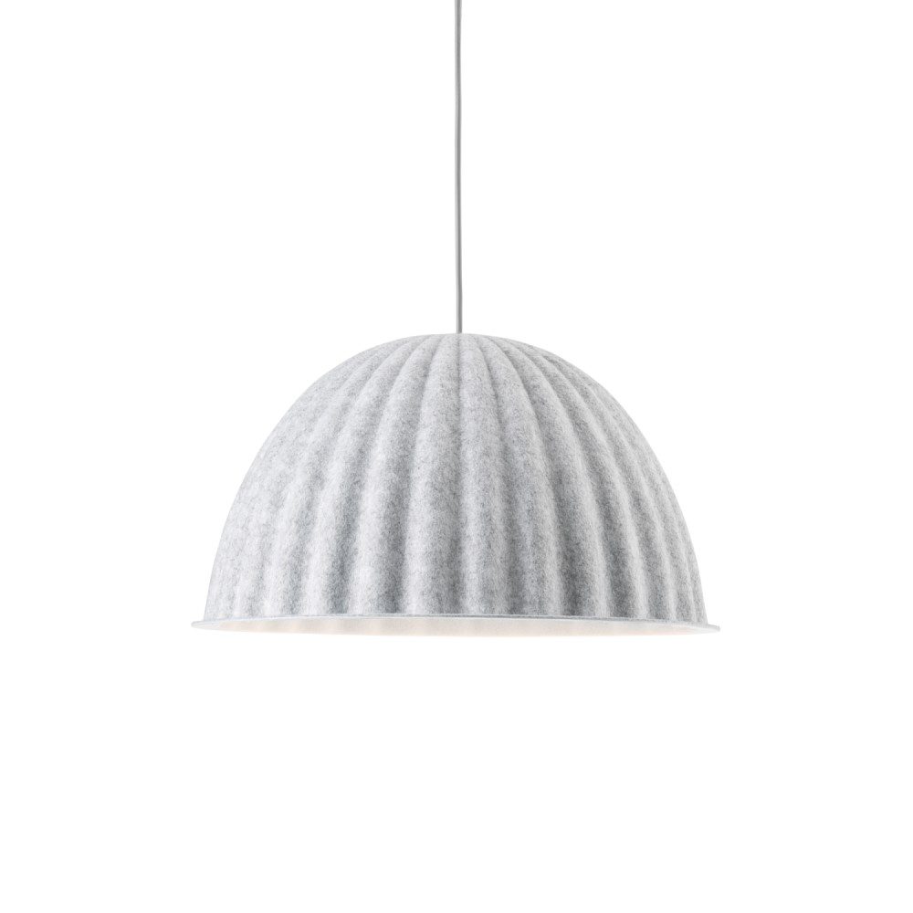 PRE ORDER MUUTO Under The Bell Pendant Lamp in White Mélange – Available in 2 Sizes | Modern Scandinavian Lighting for Dining Room, Kitchen Island & Living Room