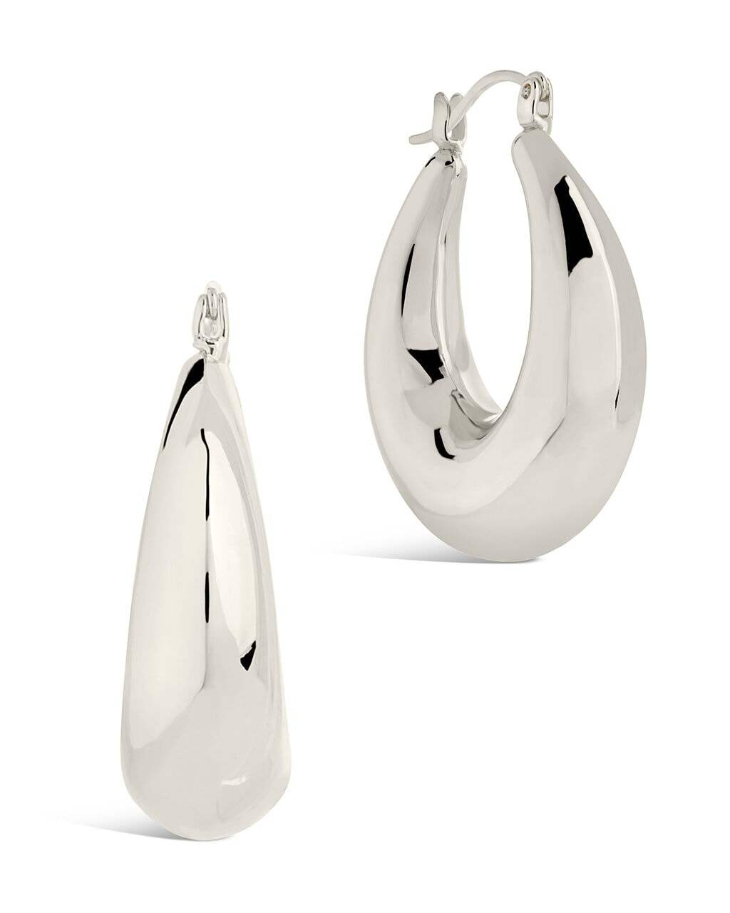 Rae Tube Hoop Earrings for Women - 14K Gold Plated Stainless Steel Chunky Hollow Hoops - Perfect for Everyday Wear, Parties & Gifts