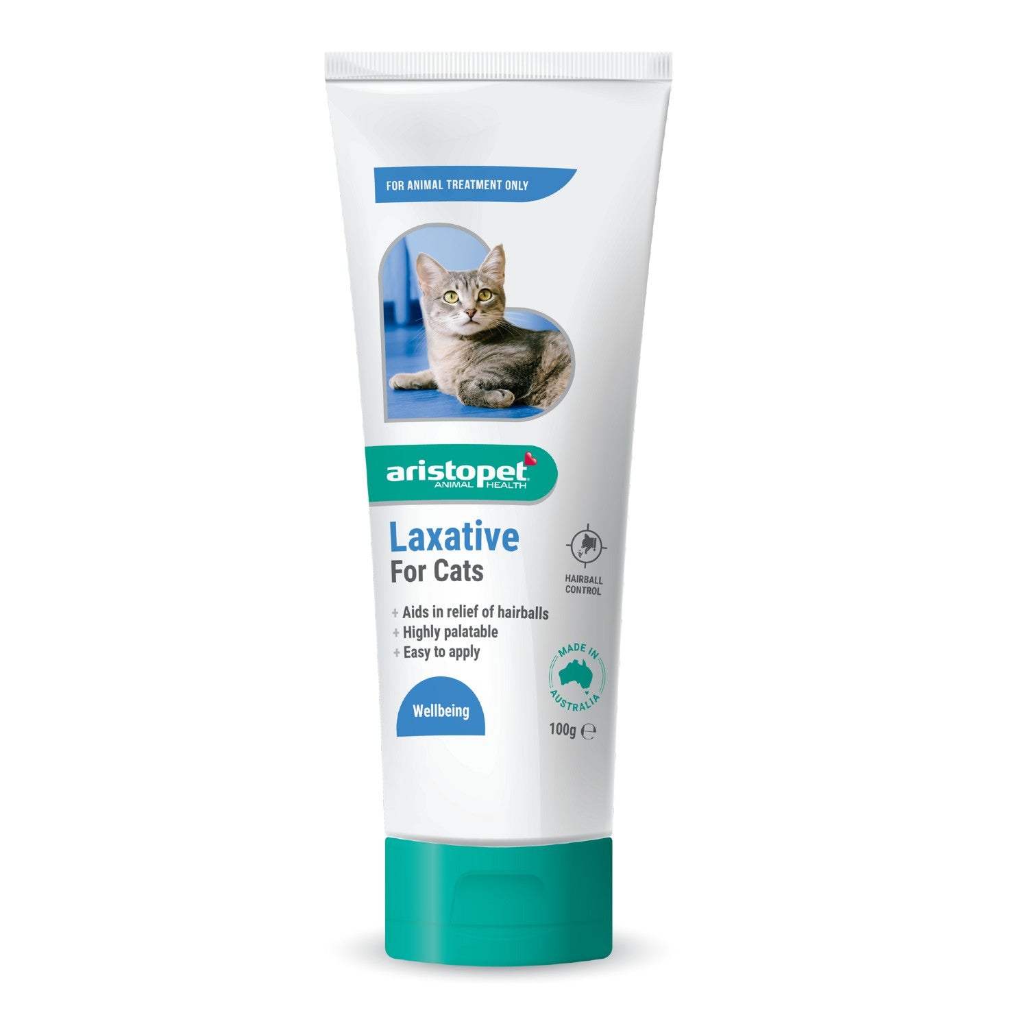Aristopet Cat Laxative Paste - 100g Digestive Relief for Hairballs & Constipation - Safe & Effective for Indoor & Outdoor Cats