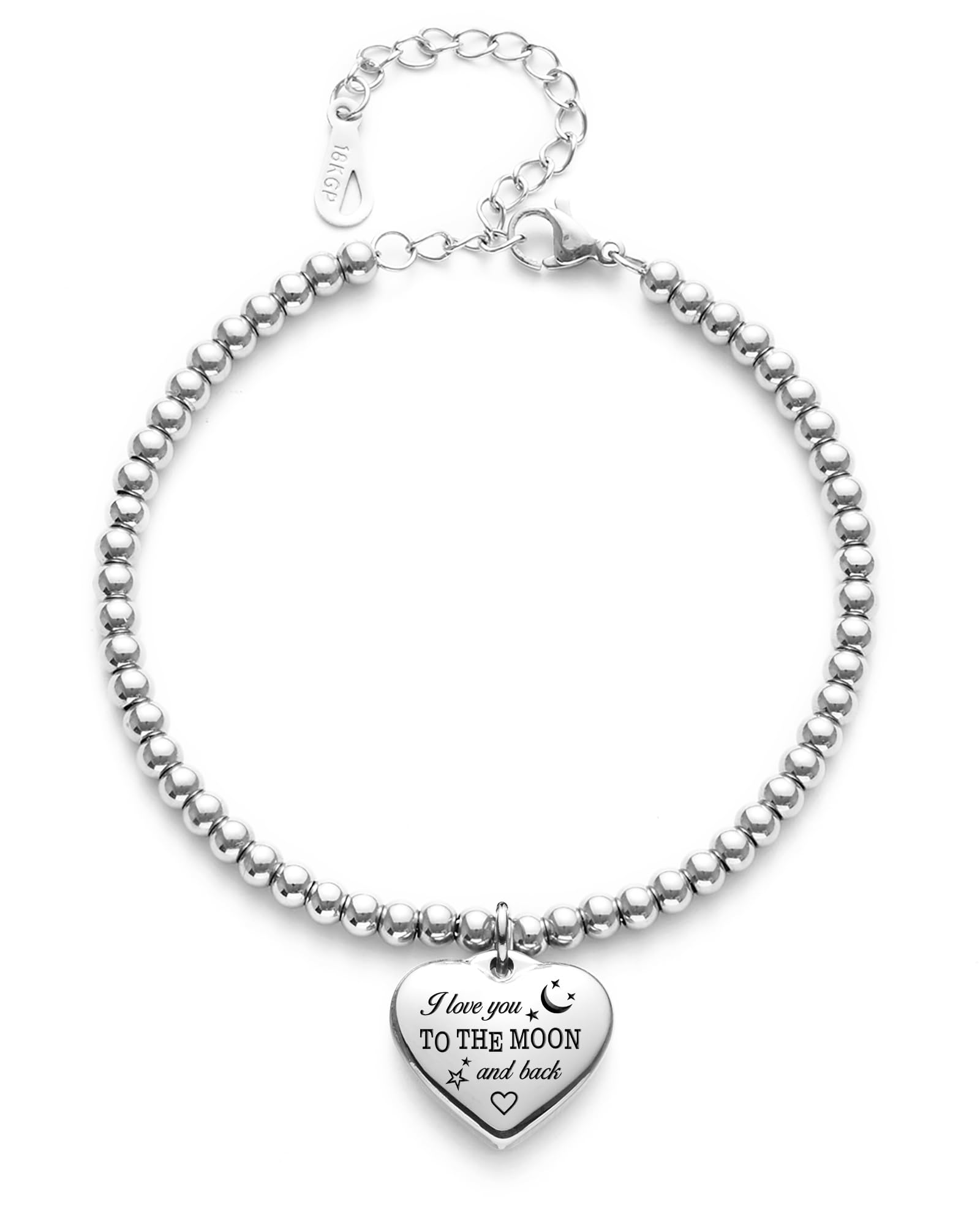 VIMIEW Adjustable Heart Beads Bracelet for Women - Inspirational Taylor Swift Quote Jewelry, Friendship & Family Bracelet, Perfect Birthday & Valentine's Gift for Daughter, Sister & Best Friend - Ideal for Daily Wear, Special Occasions & Meaningful Gifting