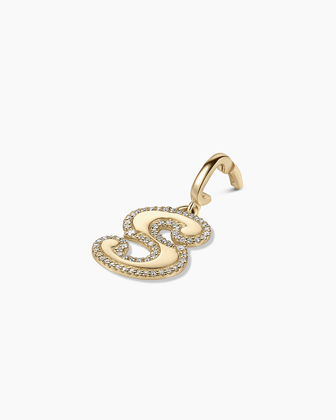 Diamond Era Alphabet Charm Pendant - A-Z Initial Letter Necklace for Women, Personalized Jewelry Gift for Her - Perfect for Birthdays, Anniversaries, and Special Occasions
