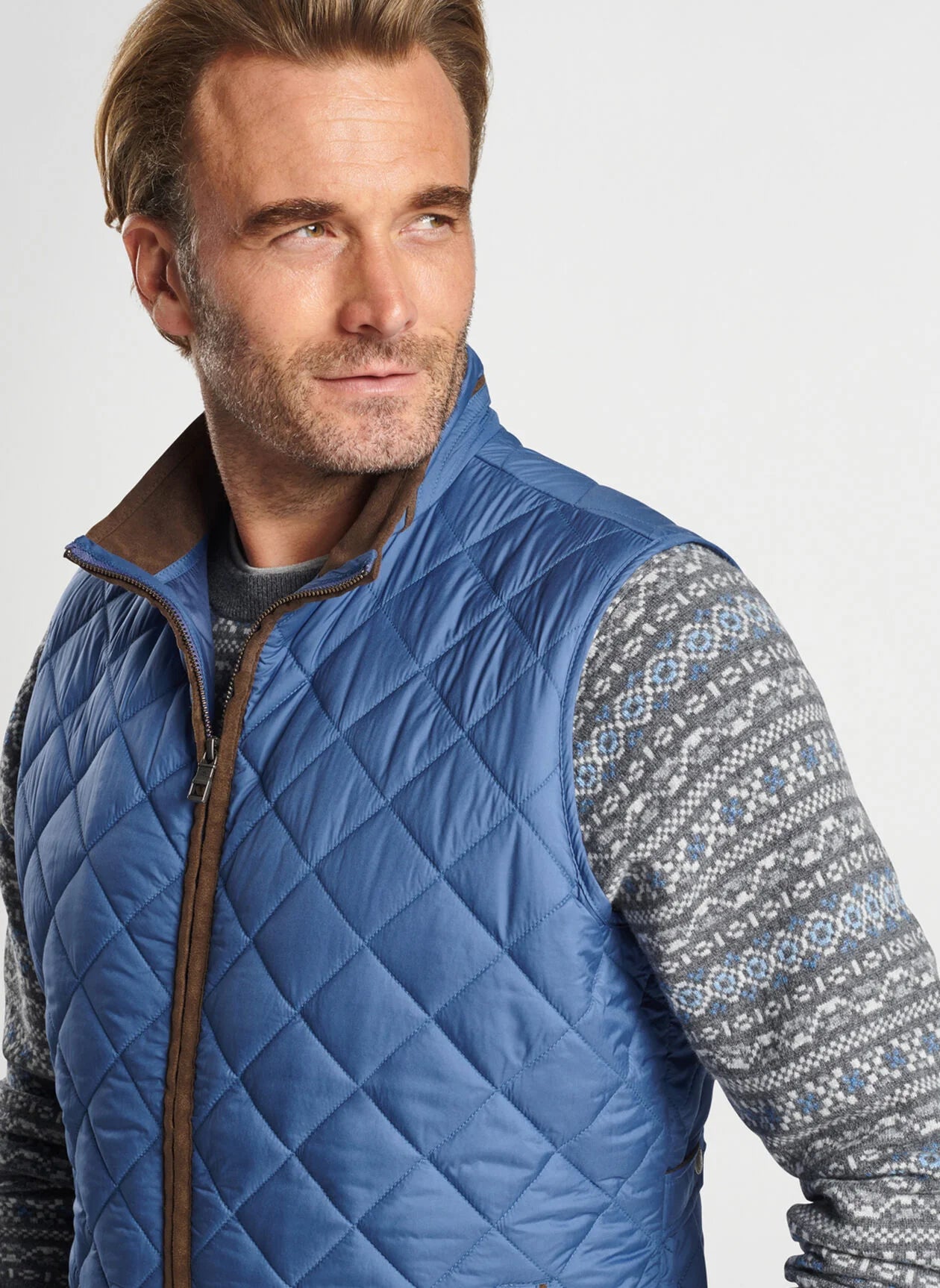 PETER MILLAR ESSEX Quilted Vest for Men - Lightweight, Warm, and Stylish - Perfect for Outdoor Activities, Casual Wear, and Layering in Fall & Winter