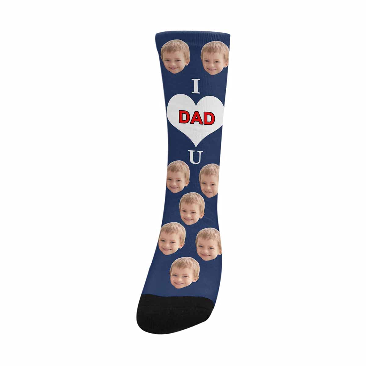 Custom Funny Face Socks for Dad - Personalized Father's Day Gifts - Great for Birthday, Christmas & Special Occasions