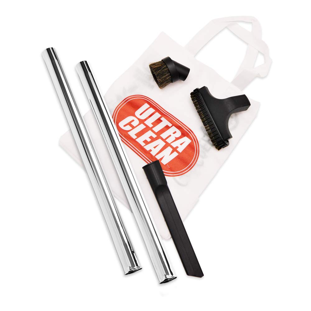 Premium 50' Central Vacuum Hose Kit with Attachments - for Whole-Home Cleaning
