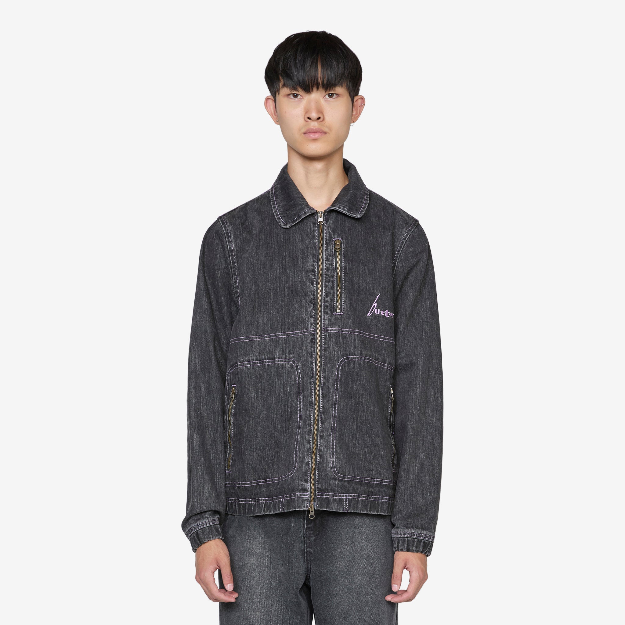Vintage Washed Grey Denim Jacket for Men & Women - Stylish Casual Outerwear for Everyday Wear, Street Fashion, and Outdoor Adventures