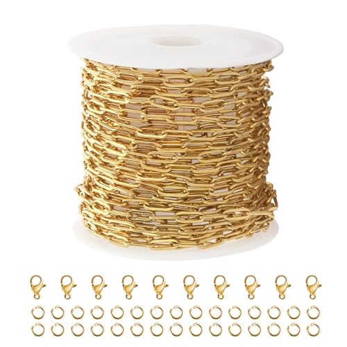 3mm Paperclip Gold