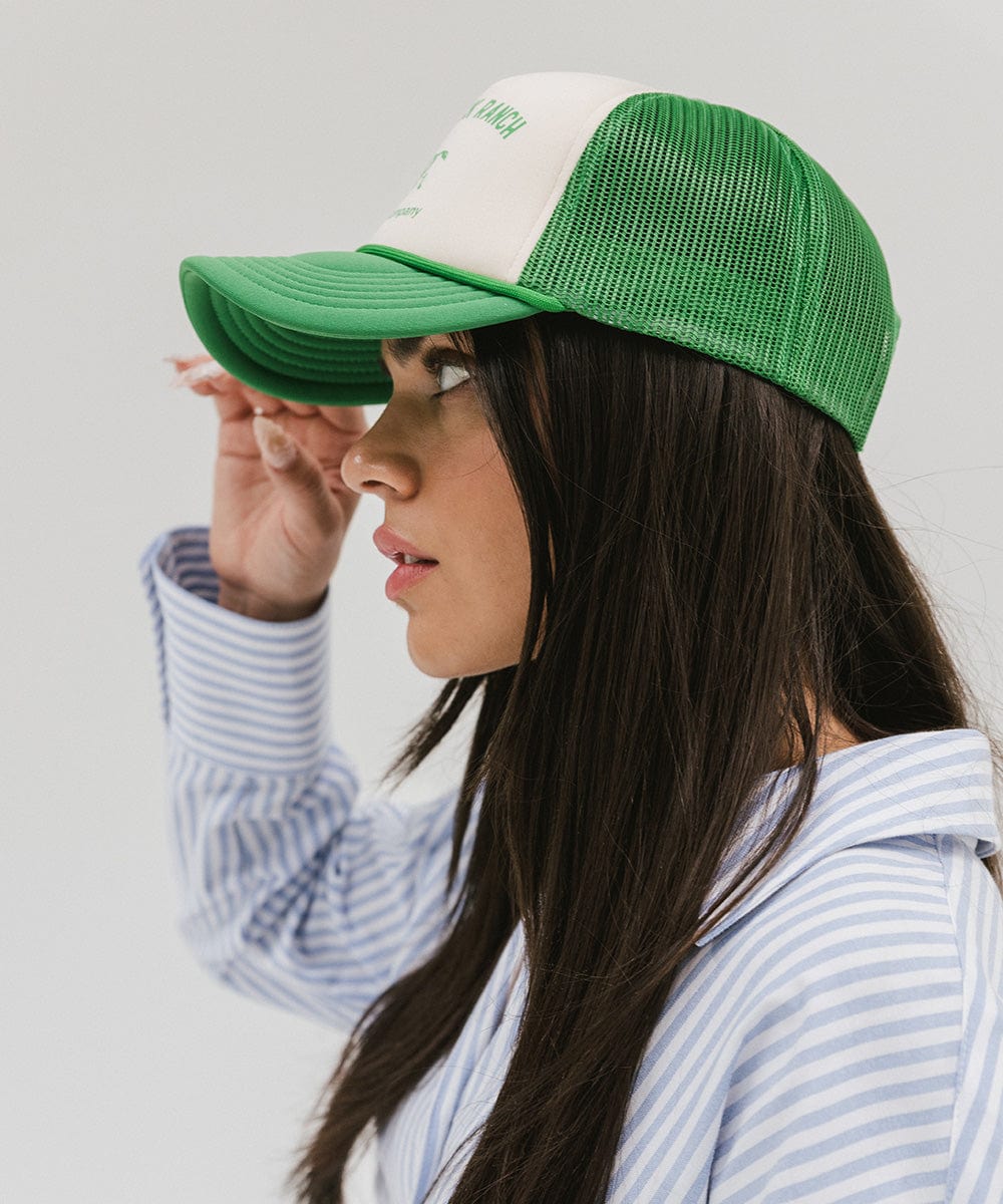 Premium Saddleback Ranch Trucker Hat - Durable Mesh Back & Adjustable Fit - Perfect for Outdoor Adventures, Rodeos & Country Lifestyle