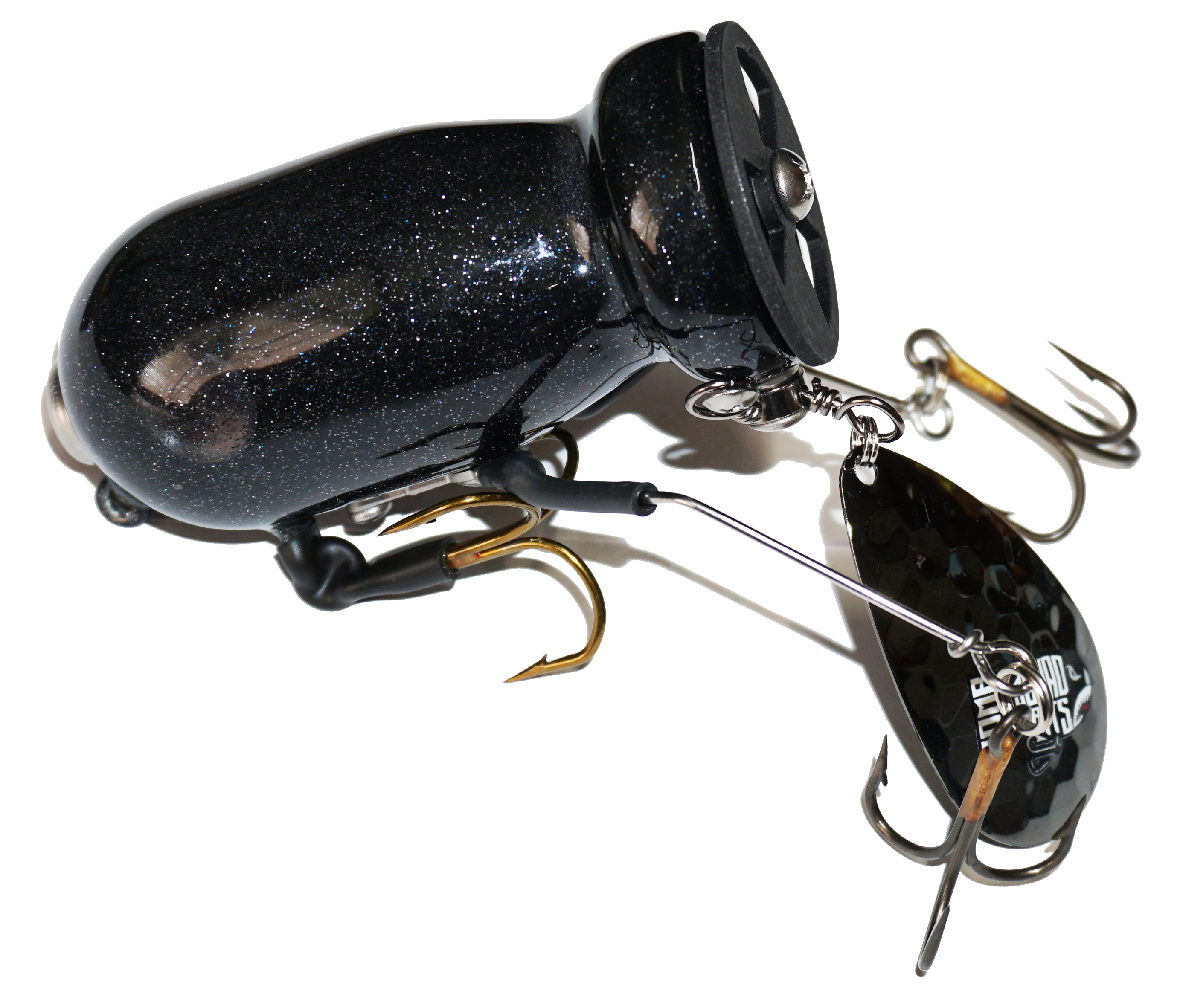 Bomb Squad Baits C4 Flaptail Swimbait - Premium Bass Fishing Lure for Freshwater & Saltwater - Ideal for Topwater Strikes and Weedless Fishing
