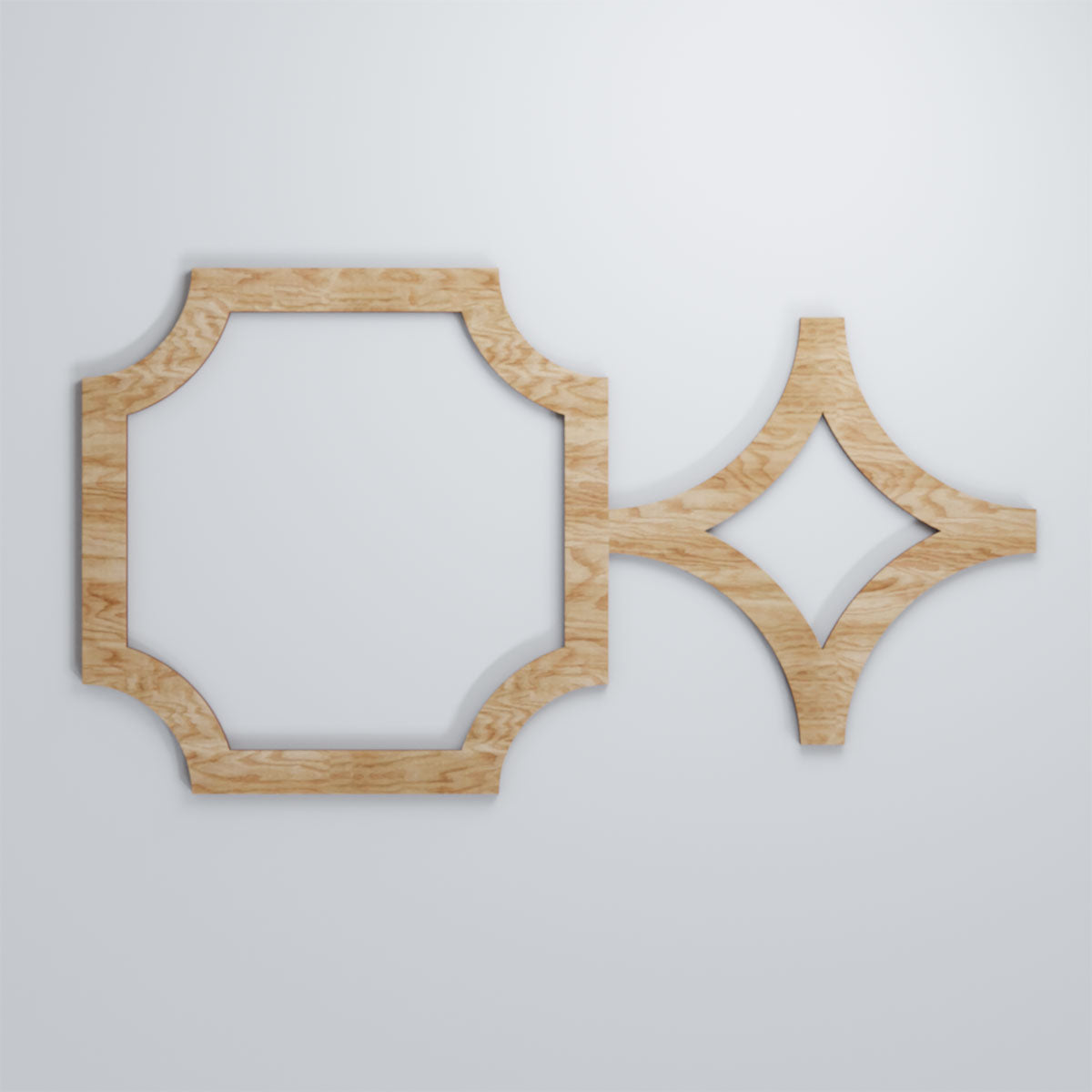 Anderson Decorative Fretwork Wall Panels - Laser Cut Wooden Room Dividers for Home & Office Decor - Perfect for Living Rooms, Bedrooms, and Commercial Spaces