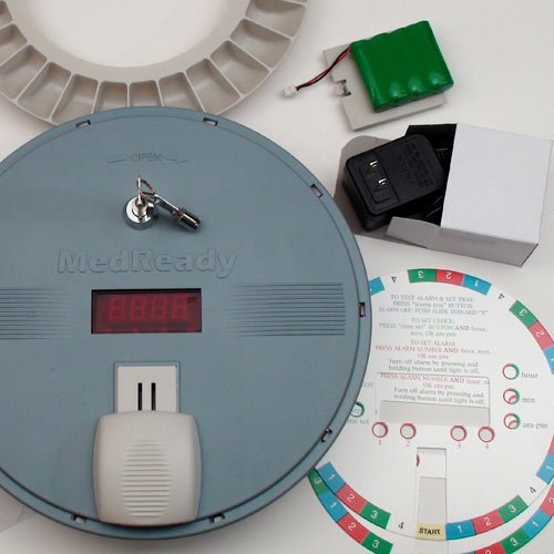 MedReady 1700 Automatic Pill Dispenser - 28-Day Medication Organizer with Alarm, Basic Model (1700) - Perfect for Elderly Care & Daily Medication Management