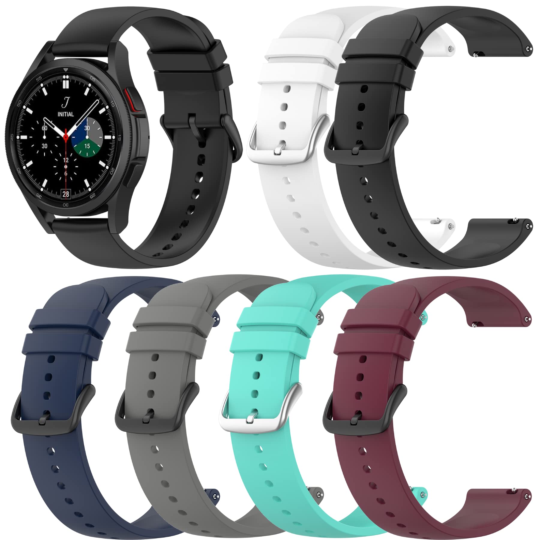 Premium Silicone Watch Bands Compatible with Suinsist AK26 - Adjustable Replacement Straps for Women & Men - Perfect for Workouts, Running & Everyday Wear