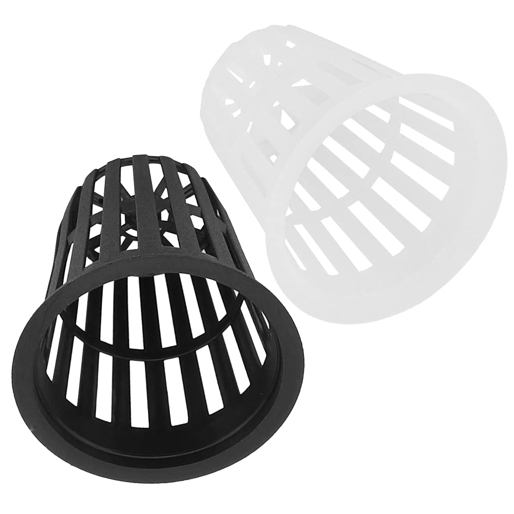 Hydroponic Baskets 10pcs - Durable Net Pots for Hydroponics & Balcony Gardening