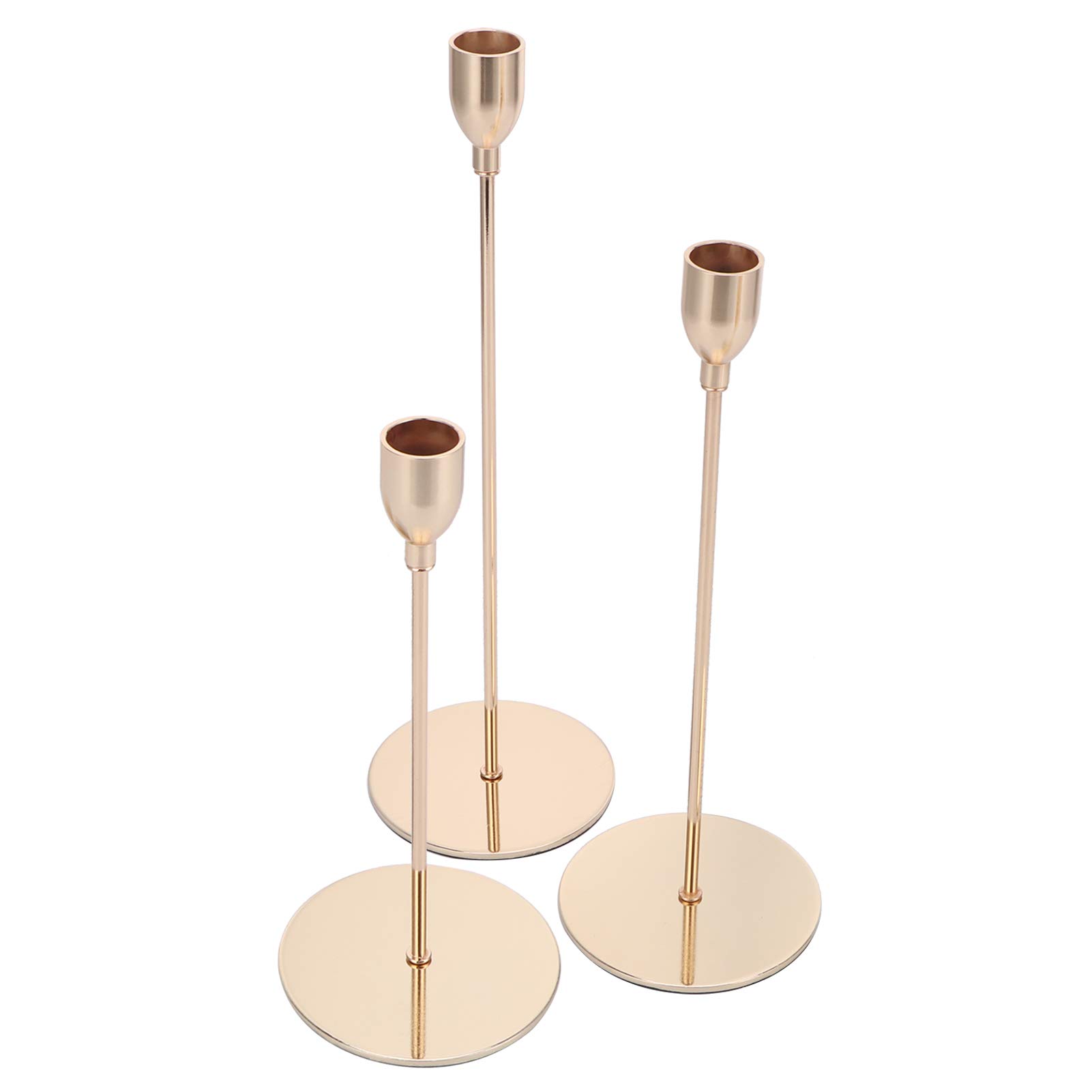 Alvinlite Single Head Taper Candlestick Holder - Elegant Metal Candle Stand for Wedding, Home Decor, and Table Centerpiece - Perfect for Romantic Dinners, Church Altars & Holiday Decorations