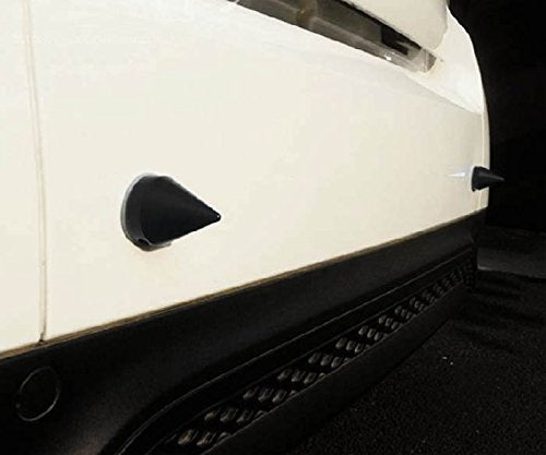 2 Pack Black Bumper Protector Spikes for Smart Car - Front & Rear Guard for Enhanced Protection | Perfect for Parking, City Driving & Vehicle Safety