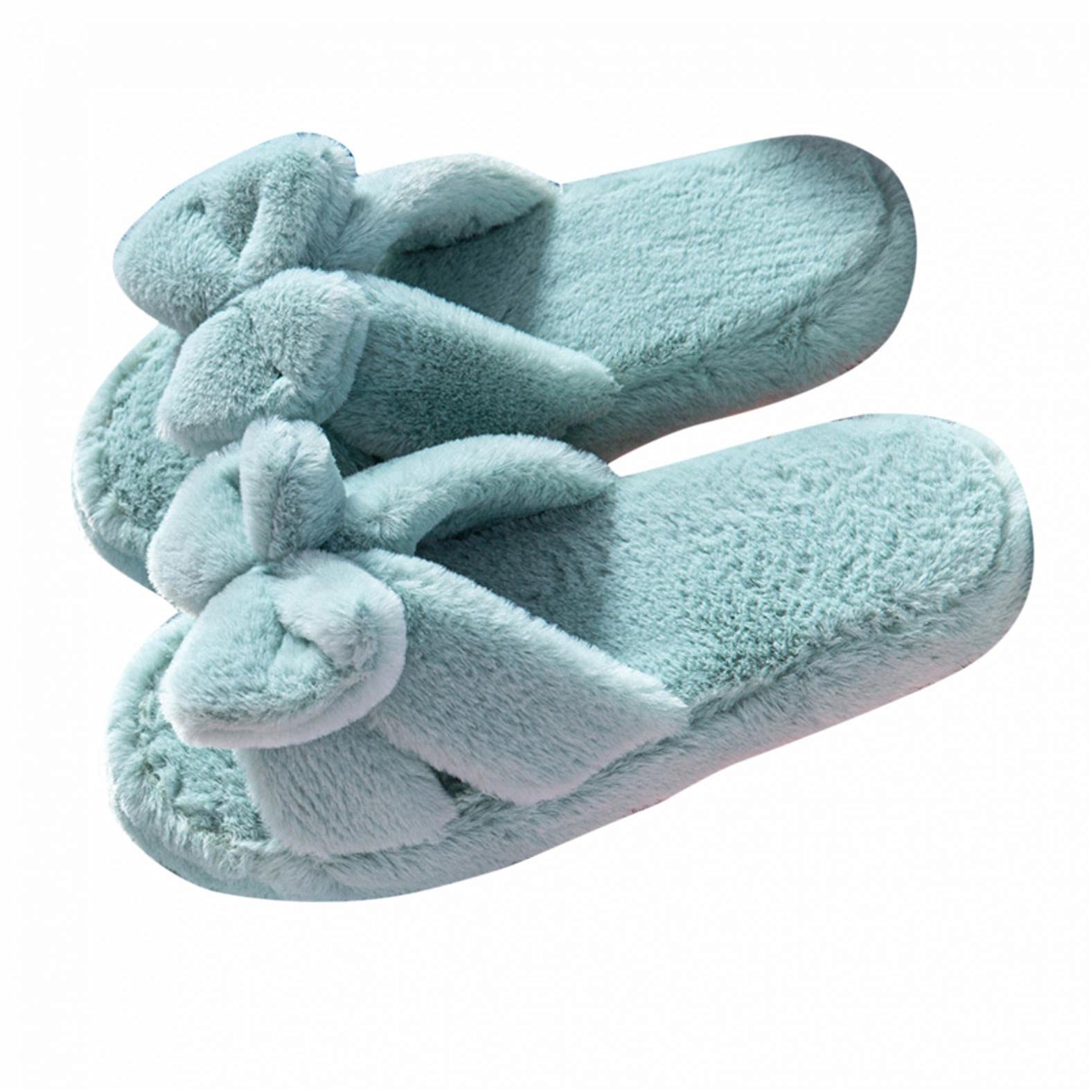 UOCUFY Women's & Men's Non-Slip Fuzzy Slippers - Cozy Fluffy Indoor Outdoor House Shoes for Winter Warmth | Perfect for Home, Office, and Backyard Relaxation
