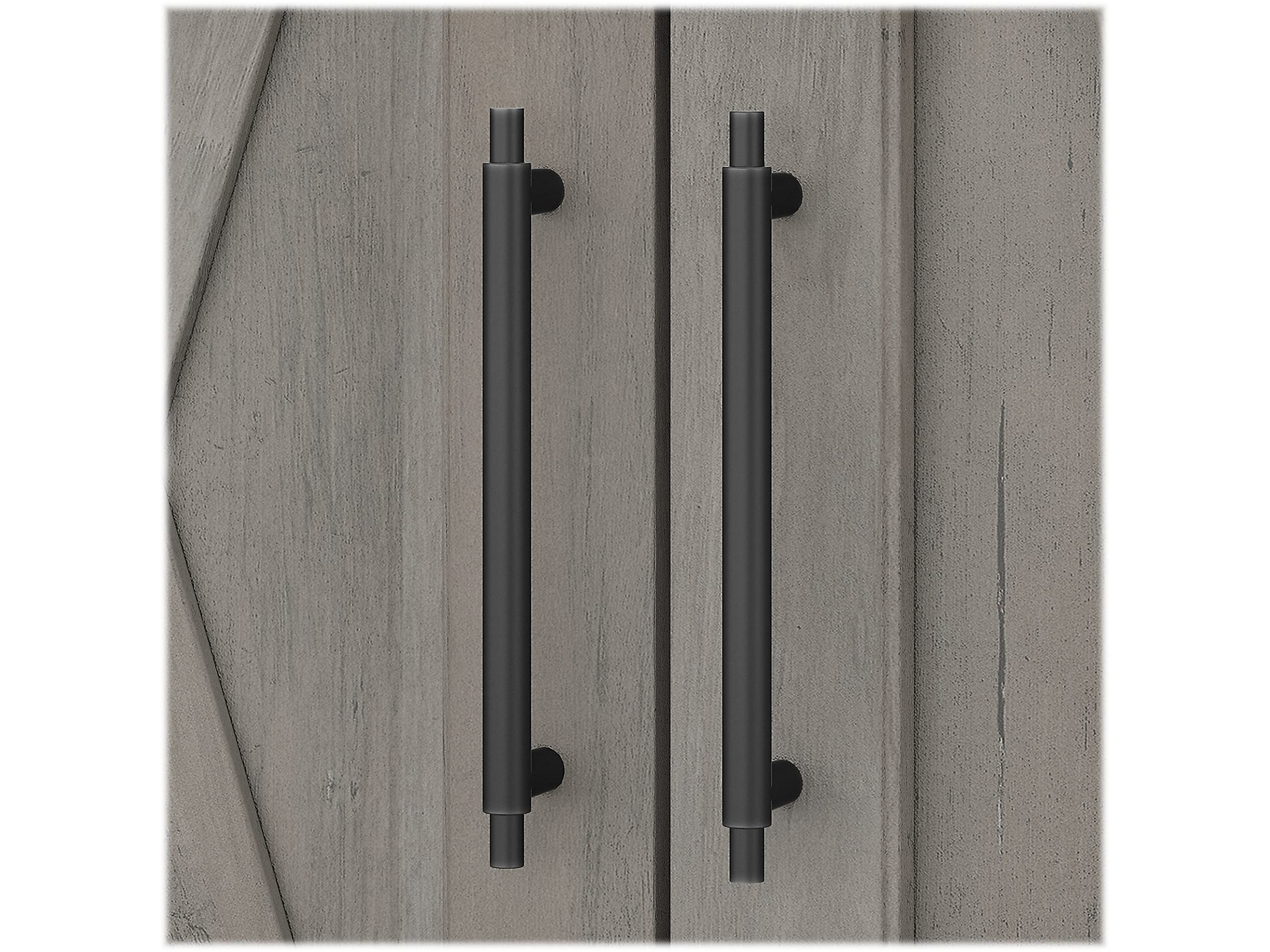Bush Furniture Key West Bathroom Wall Cabinet with Doors - Driftwood Gray Storage Organizer for Bathroom Essentials | Perfect for Small Spaces, Vanity Storage & Home Organization