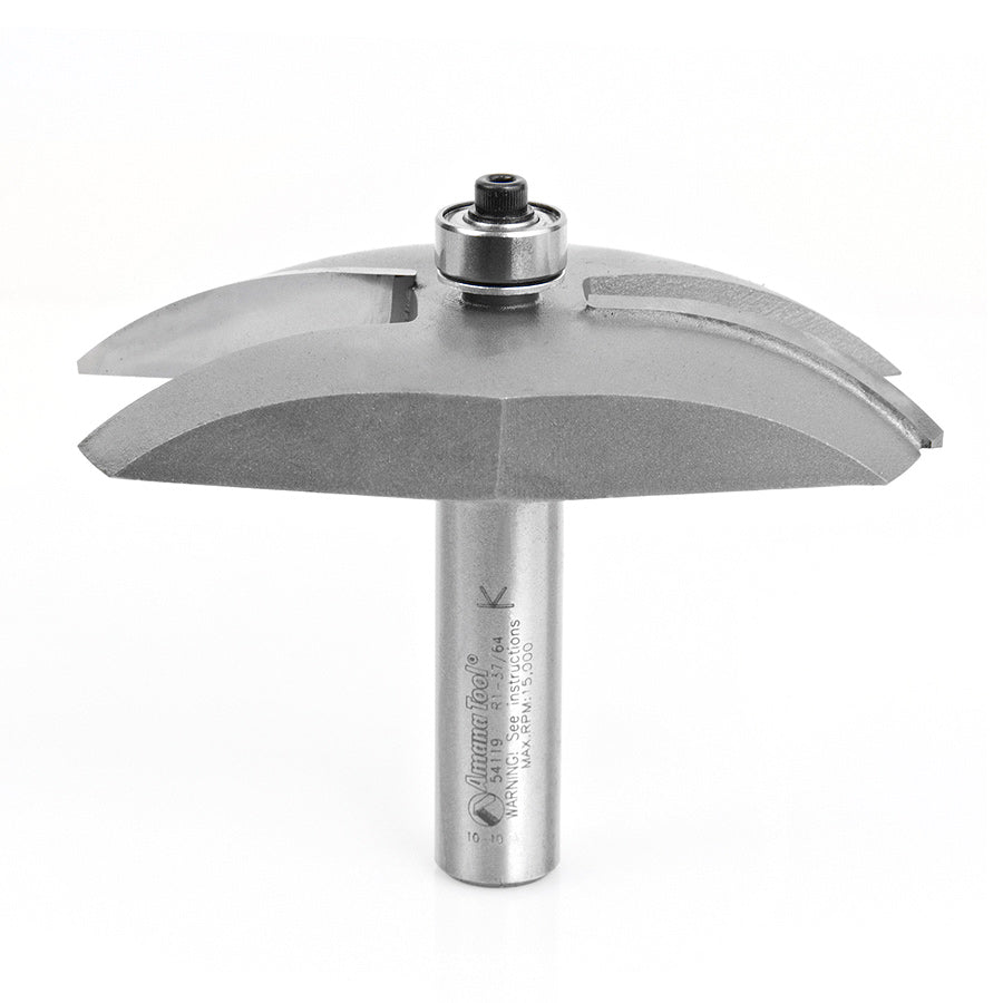 Amana 54119 2-3/8 Inch Cove Raised Panel Router Bit - Perfect for Cabinet Making, Woodworking & DIY Furniture Projects