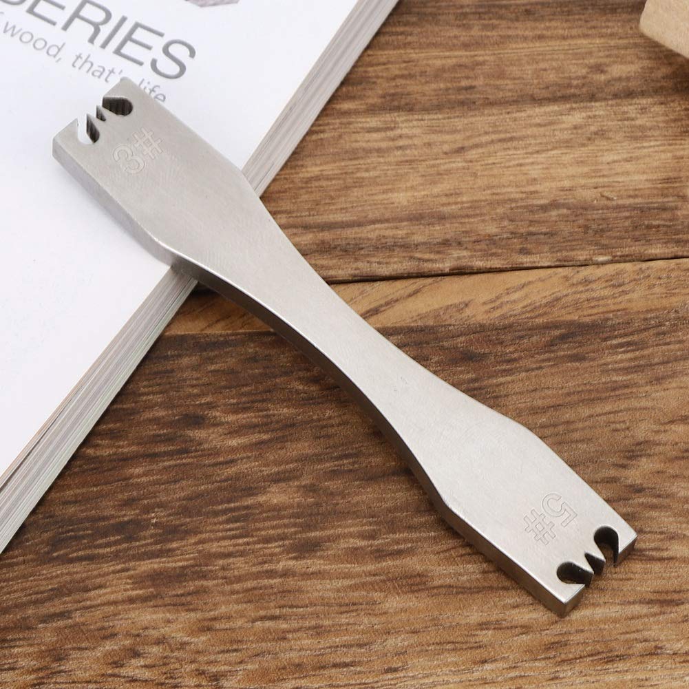 GLOGLOW Zipper Teeth Remover Tool - Heavy Duty Steel Zipper Gear Repair Kit for Leathercraft (3# & 5# Sizes) | Perfect for DIY Leather Projects, Bag Repair & Clothing Fixes