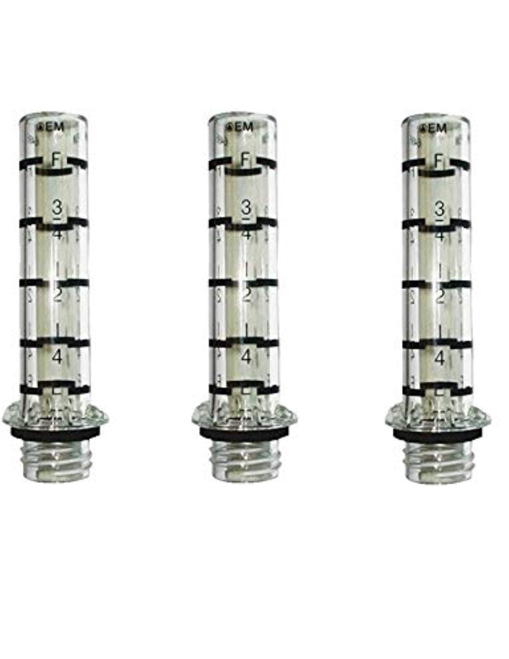 Oil Tank Gauge Vial (3 Pack) - High Precision Oil Level Indicator for Industrial Equipment - Perfect for Storage Tanks, Fuel Monitoring & Machinery Maintenance