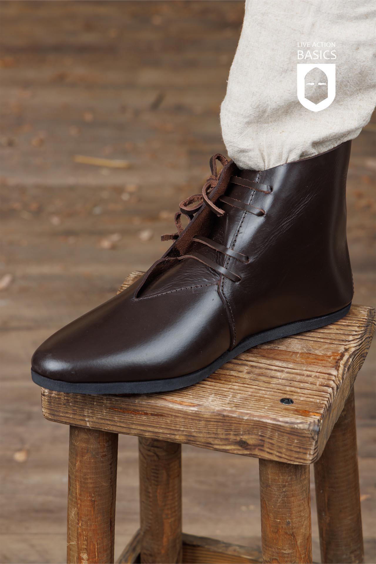Viking Half Boots for Men - Waterproof Leather Ankle Boots with Anti-Slip Sole | Outdoor Hiking, Motorcycle Riding & Work Boots