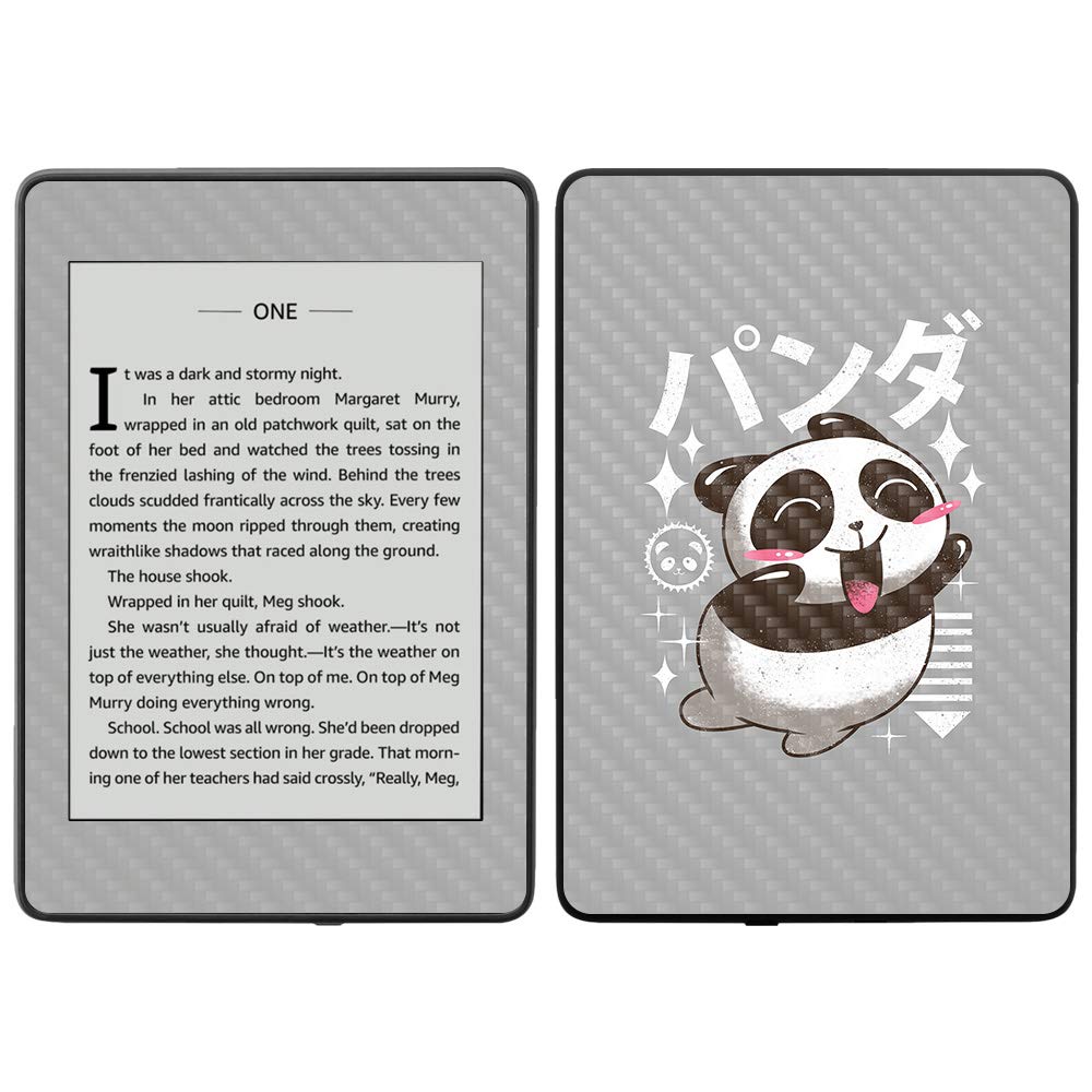Premium Carbon Fiber Skin for Amazon Kindle Paperwhite 2018 (10th Gen) - Corgi Kawaii Design | Waterproof Protective Cover | Durable Textured Finish | Easy Application & Removal | Made in USA | Perfect for Travel, Reading & Daily Use