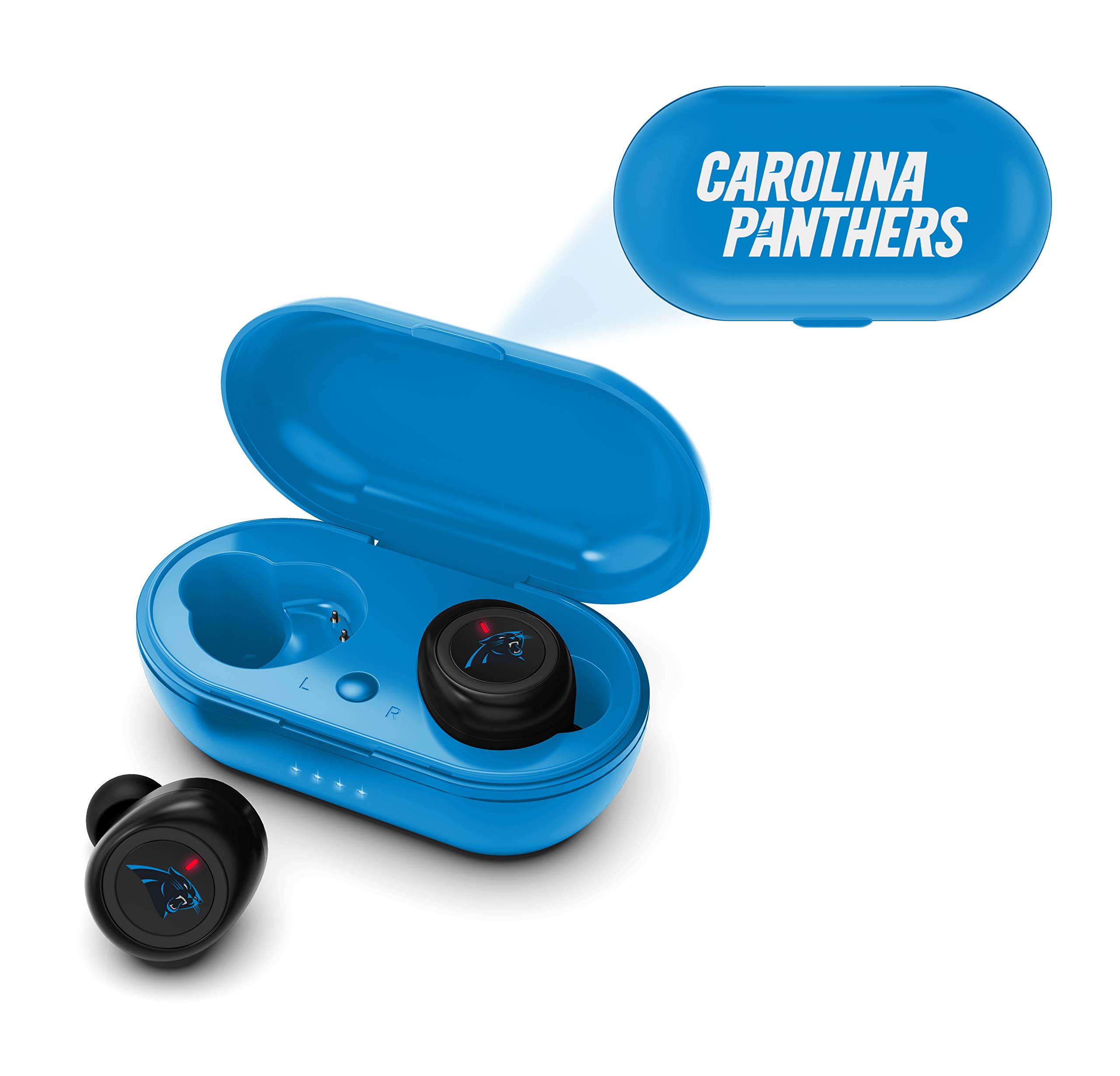 SOAR NFL True Wireless Earbuds - Bluetooth 5.0 Sports Headphones with Noise Cancelling, 24H Playtime for Running, Workout & Gaming