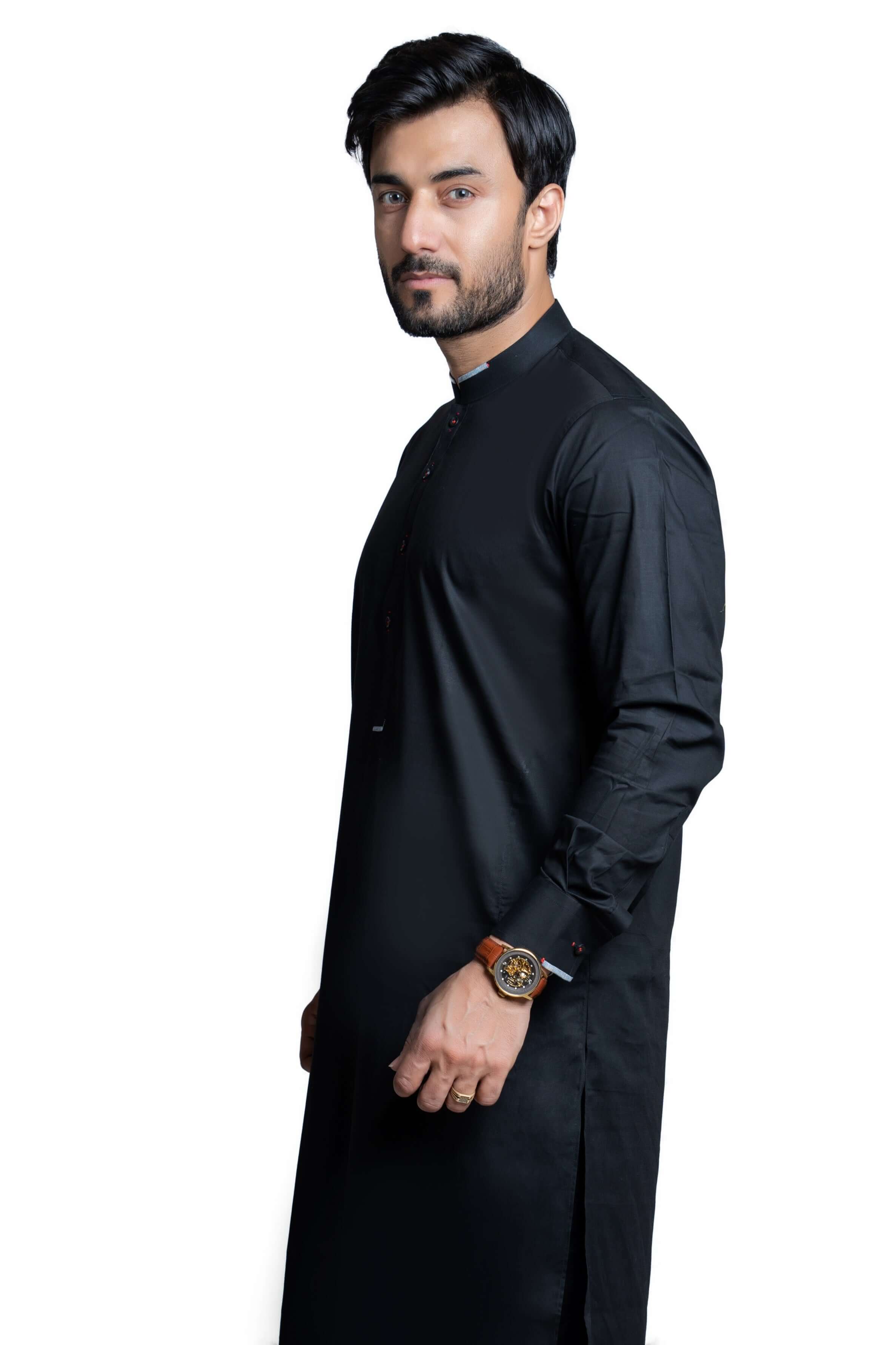 Elegant Viscose Cotton Blend Black Kurta and Pants Set for Women - Comfortable Ethnic Outfit for Festivals, Parties, and Casual Wear