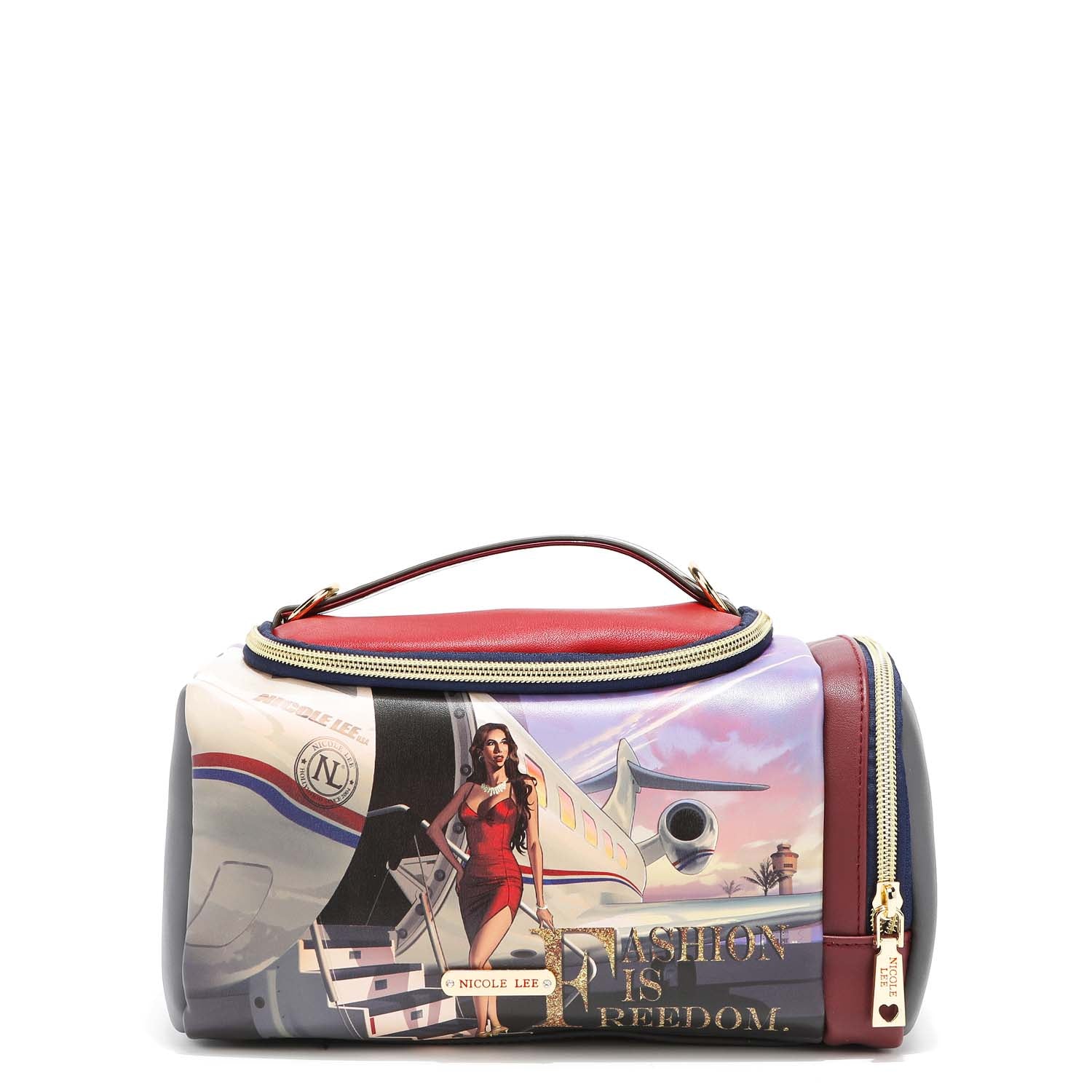 Large Cosmetic Brush Bag - Travel Makeup Organizer with Multiple Pockets for Brushes, Lipsticks & Beauty Tools - Perfect for Makeup Artists & Travelers