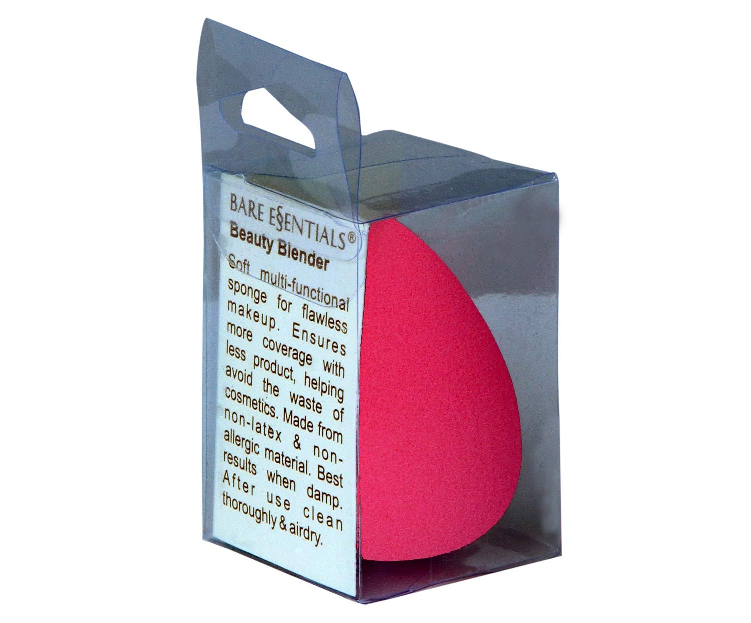 Bare Essentials Beauty Blender Sponge - 8g Makeup Blending Tool for Flawless Foundation & Concealer Application - Perfect for Professional Makeup Artists & Home Use