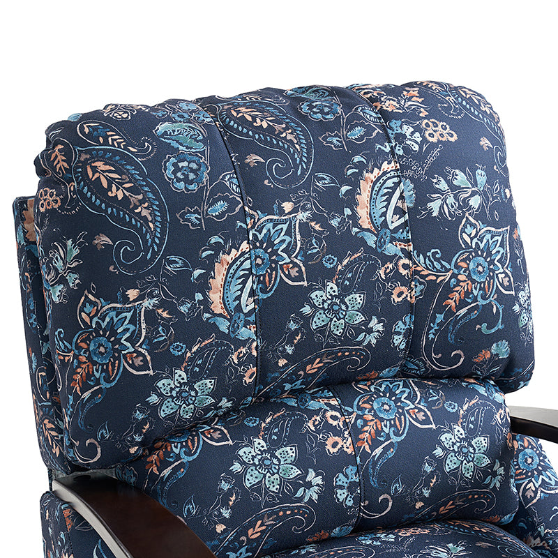 Premium Diana Manual Recliner Chair - Solid Wood Frame with Plush Upholstery for Ultimate Comfort | Perfect for Living Room, Bedroom & Home Theater Relaxation