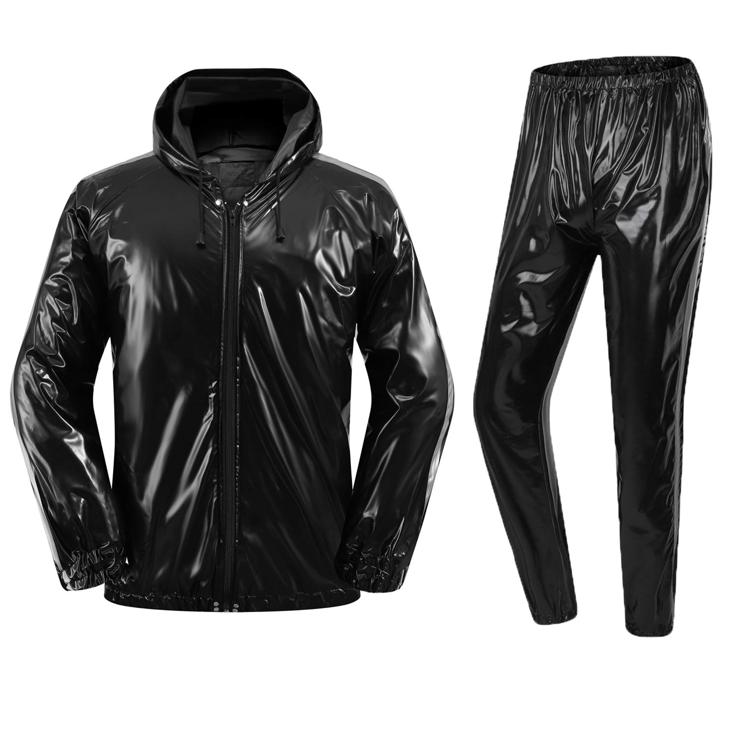 Premium Anti-Rip Sauna Suit for Weight Loss & Sweat - MMA Training, Gym Workout Jacket & Pants Set for Men & Women - Ideal for Fat Burning, Detox, and Intense Exercise Sessions